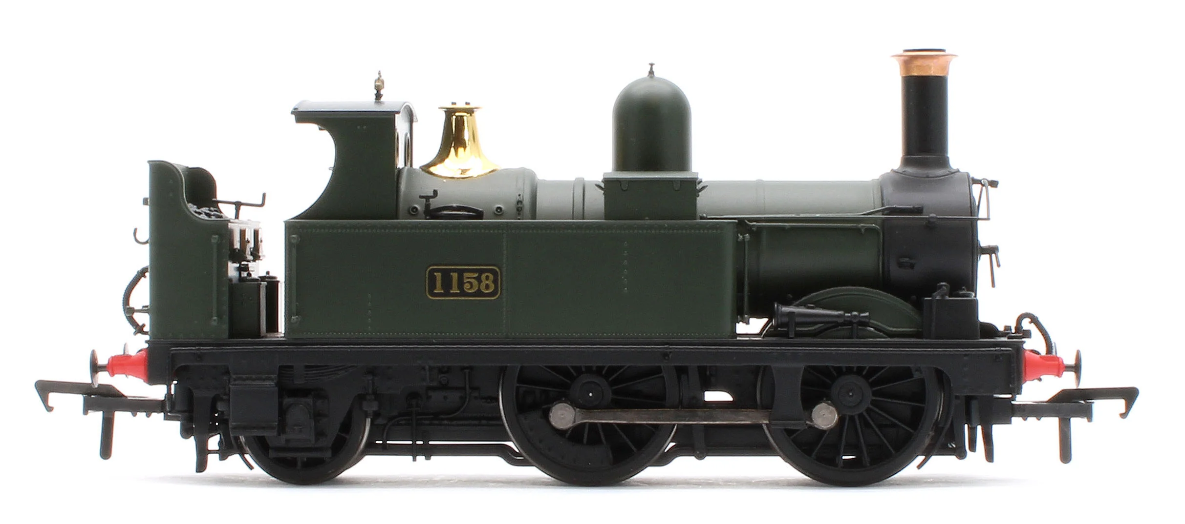4S-517-003S GWR 517 Class 0-4-2 1158 G.W. Green Steam Locomotive - DCC Sound - Image 5