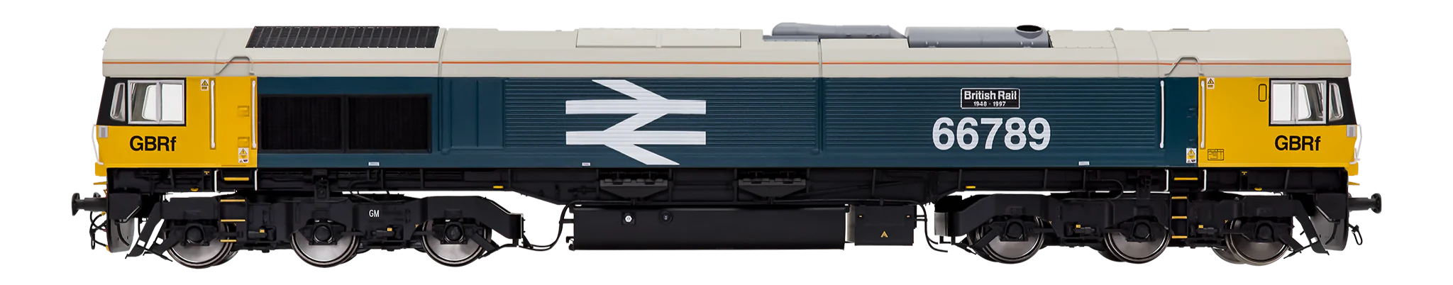 7D-066-005 Class 66 789 GBRF 'British Rail 1948-1997' BR Blue Large Logo Diesel Locomotive - Image 3