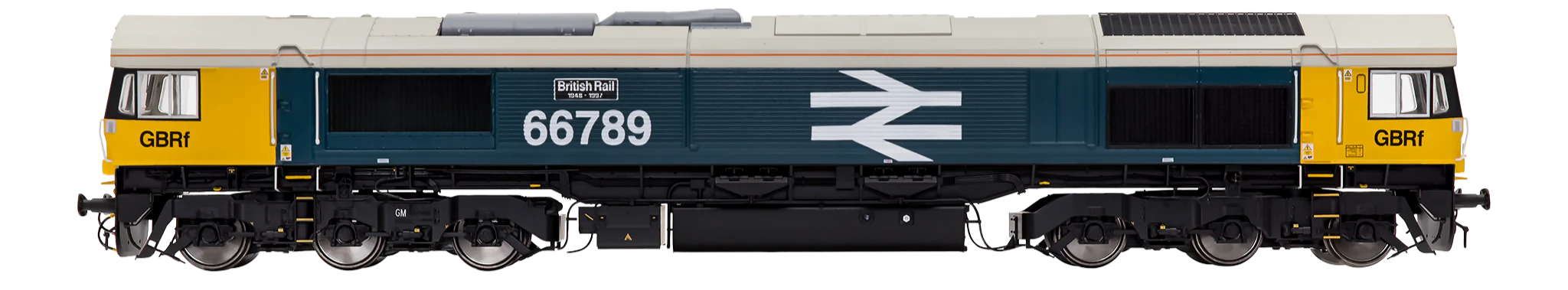 7D-066-005 Class 66 789 GBRF 'British Rail 1948-1997' BR Blue Large Logo Diesel Locomotive - Image 5