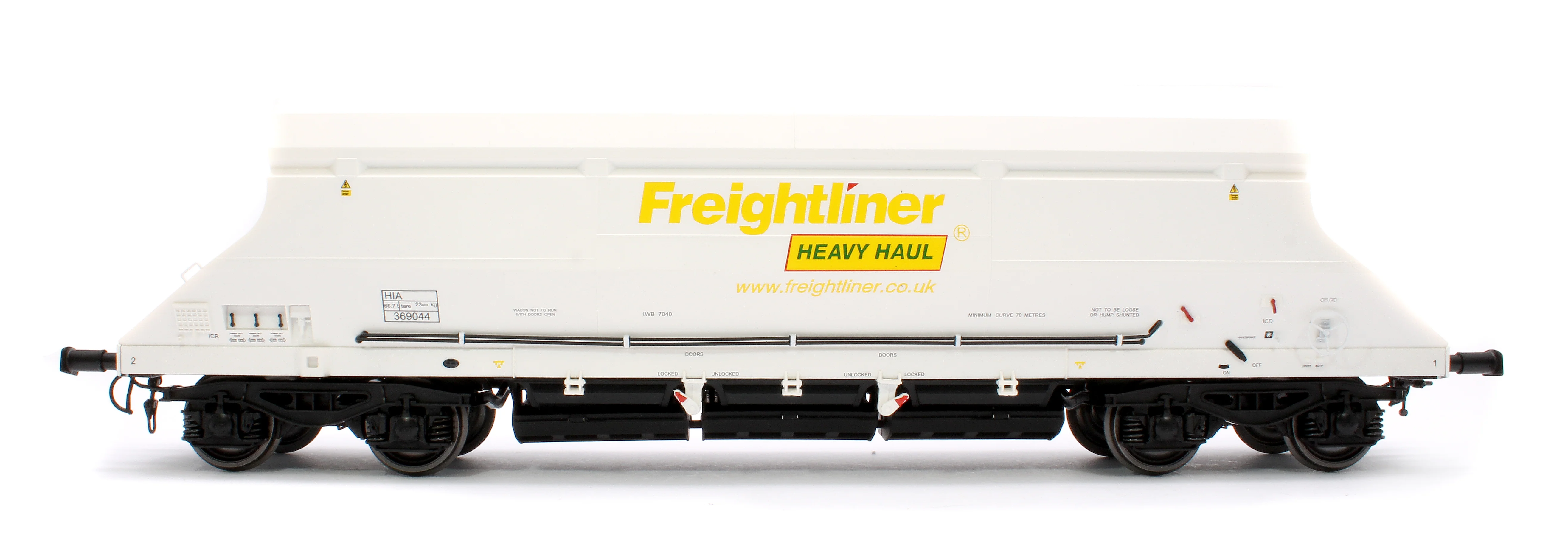 7F-026-004 HIA Freightliner White Heavy Haul Limestone Hopper 369044 - Image 2