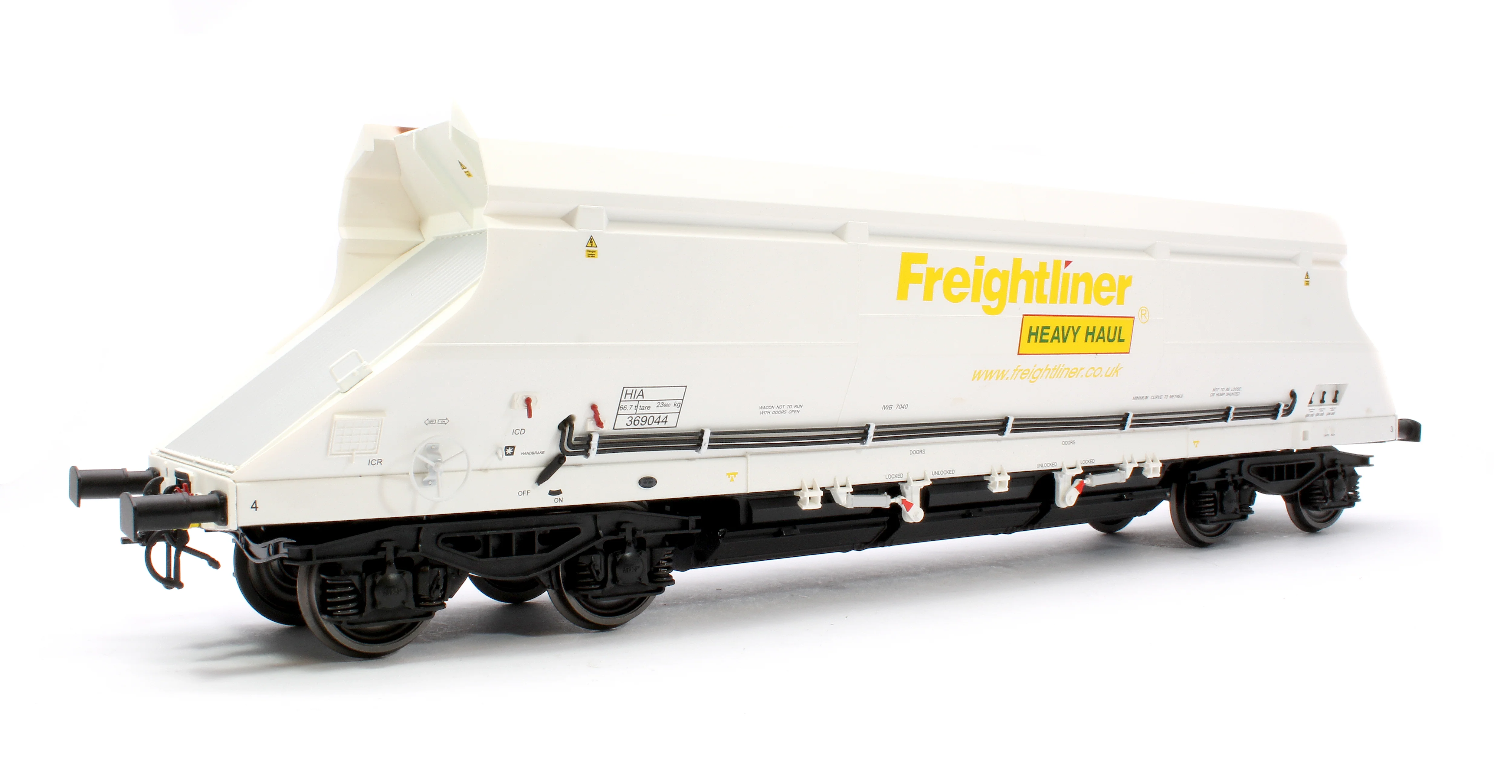 7F-026-004 HIA Freightliner White Heavy Haul Limestone Hopper 369044 - Image 3