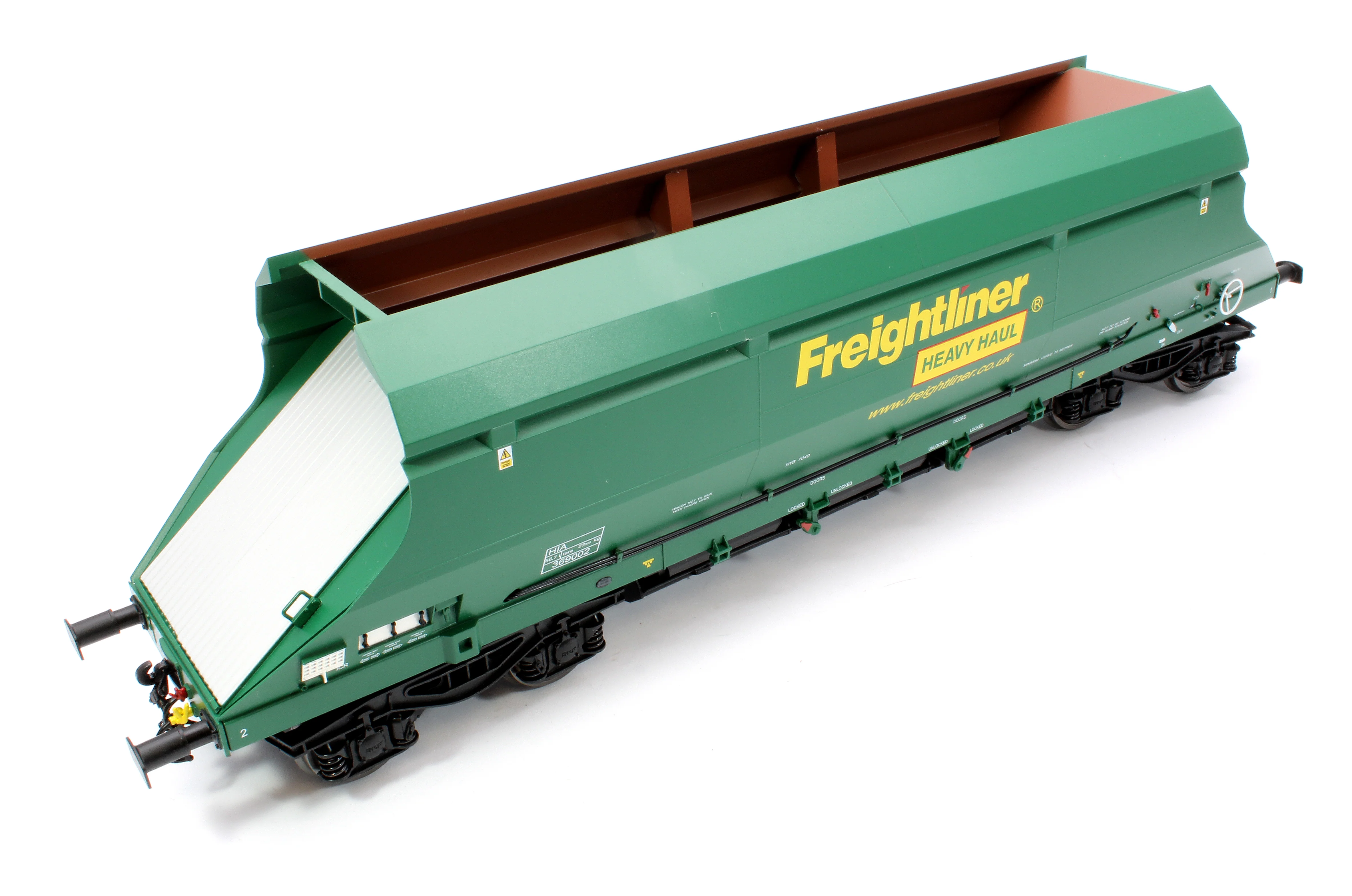 7F-026-005 HIA Freightliner Green Heavy Haul Limestone Hopper 369002 - Image 5