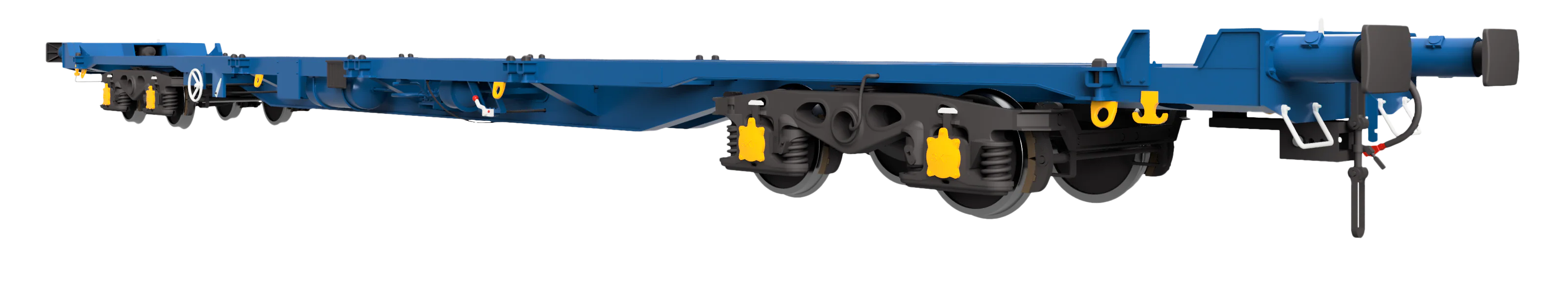 7F-042-040U KFA Tiphook Black VNH-1 Bogies Blue Body Unnumbered