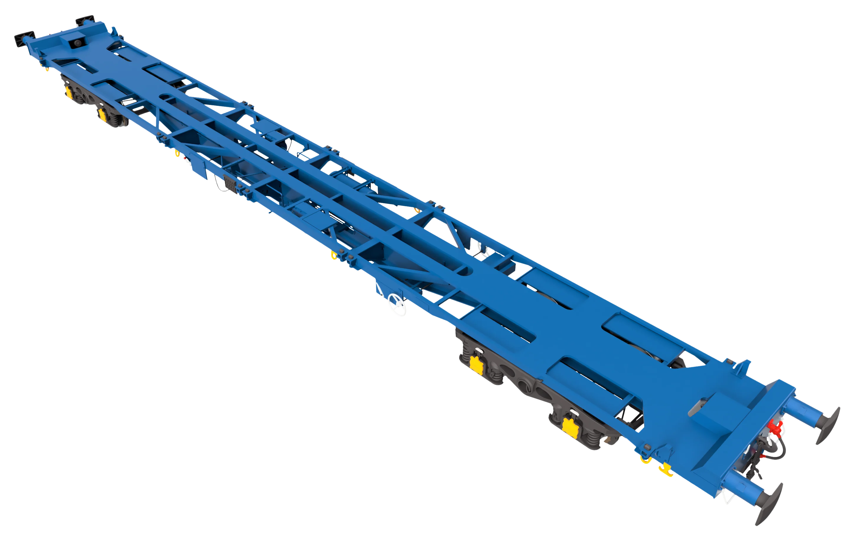 7F-042-040U KFA Tiphook Black VNH-1 Bogies Blue Body Unnumbered - Image 5