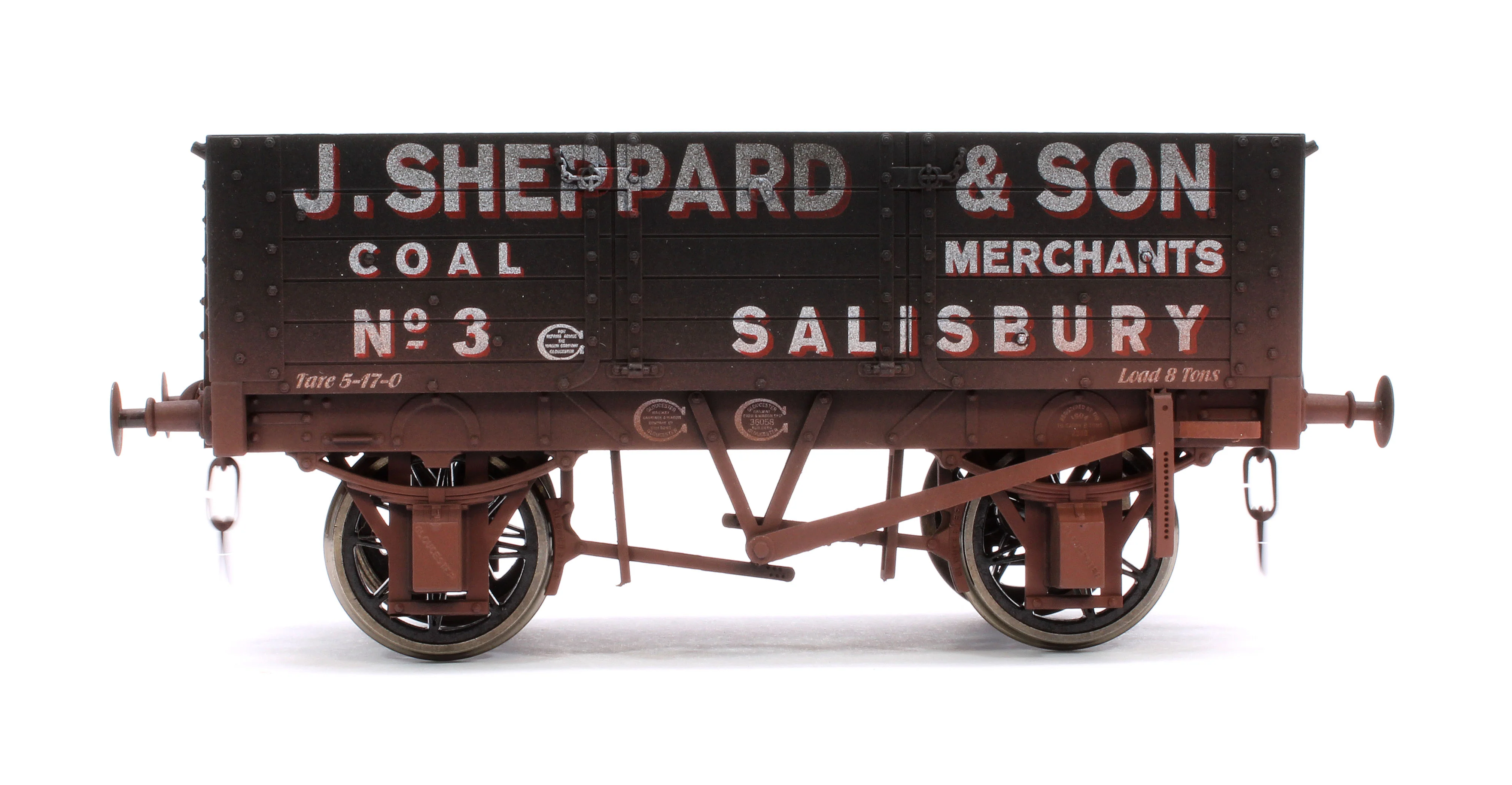 7F-052-010W 5 Plank 9 Ft J Sheppard No3 - Weathered - Image 2