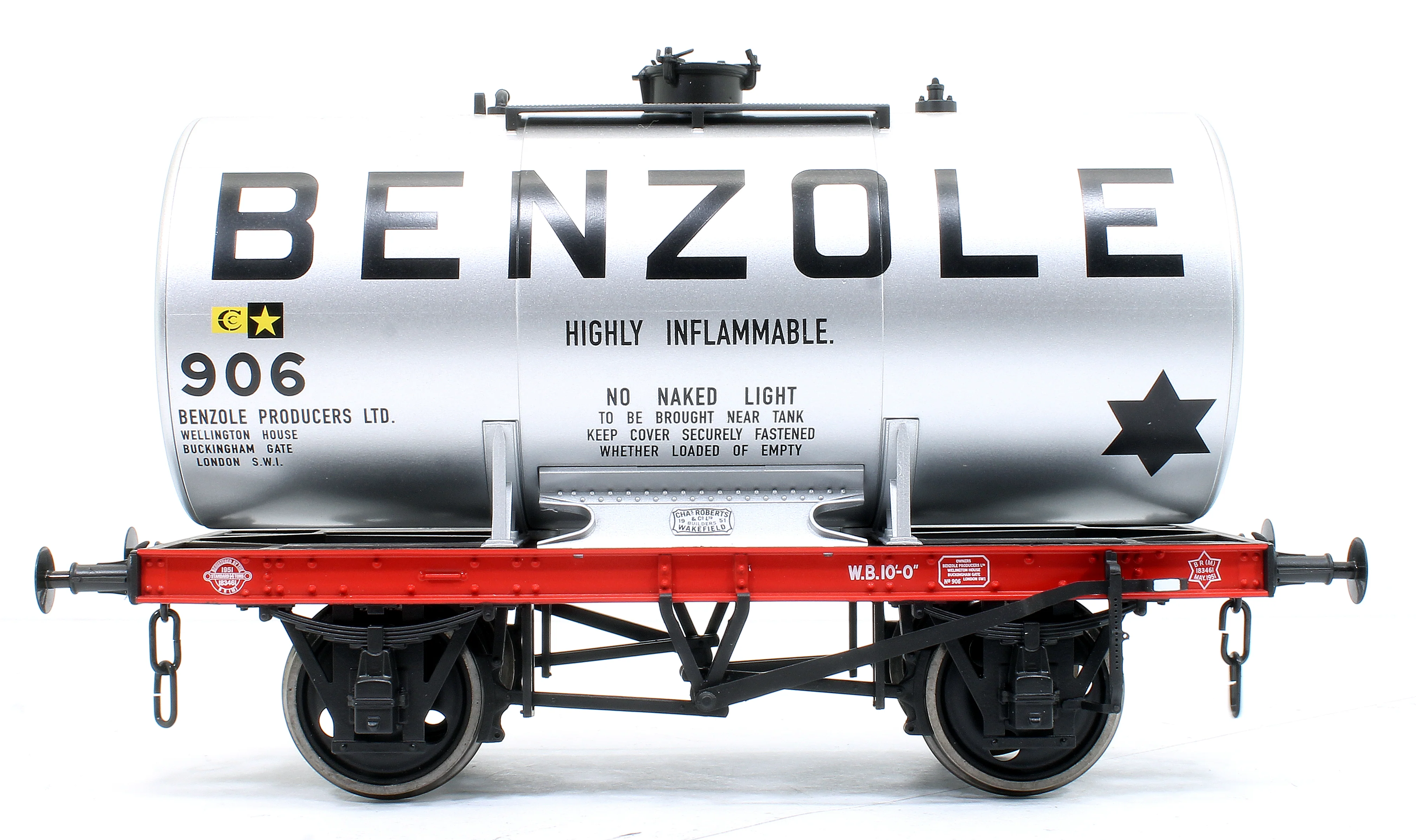 7F-062-003 14T Benzole Class A Anchor Mounted Tank No.906 - Image 3