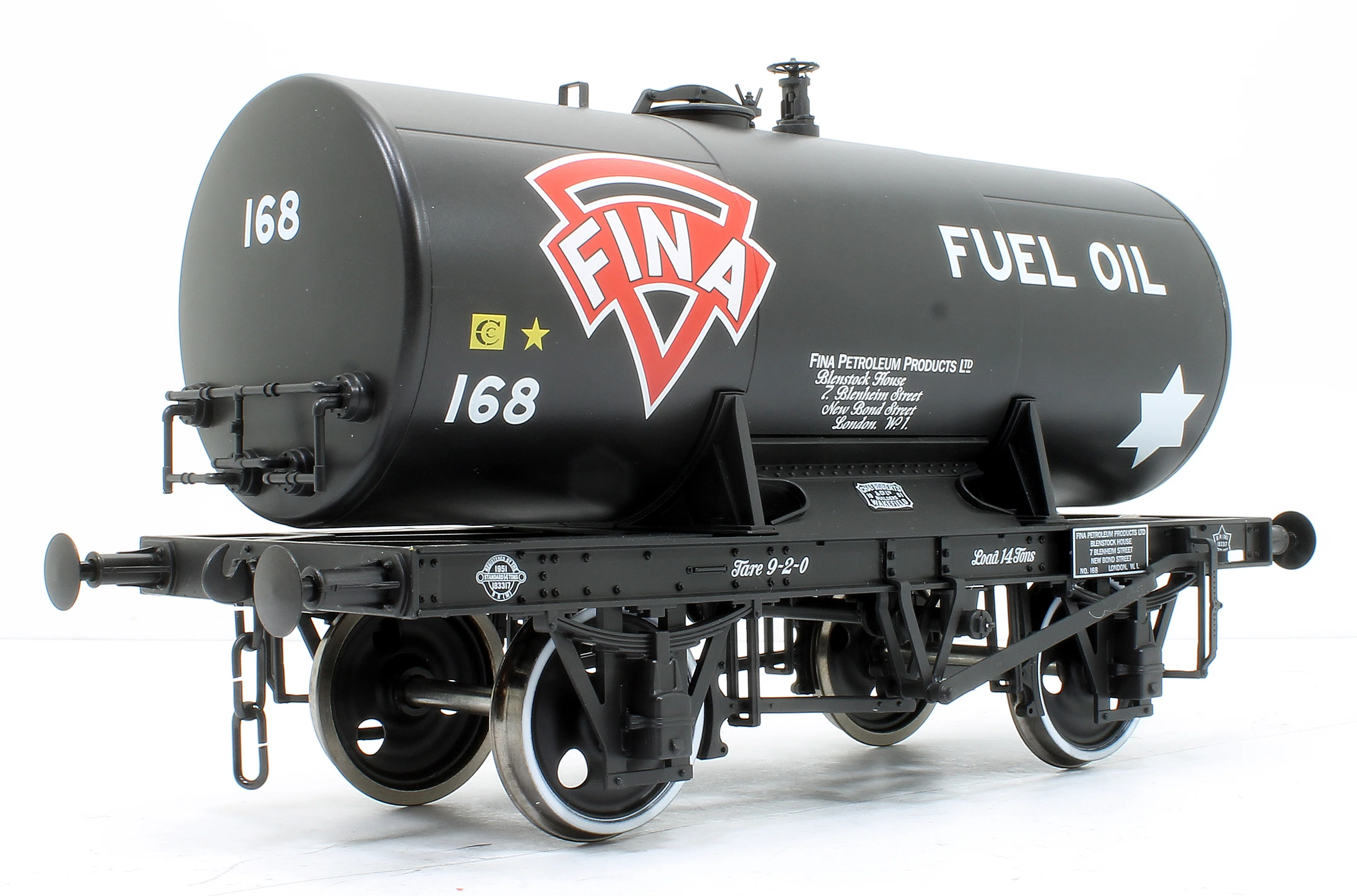 7F-063-002 14T Fina # 168 Class B Anchor Mounted Tank