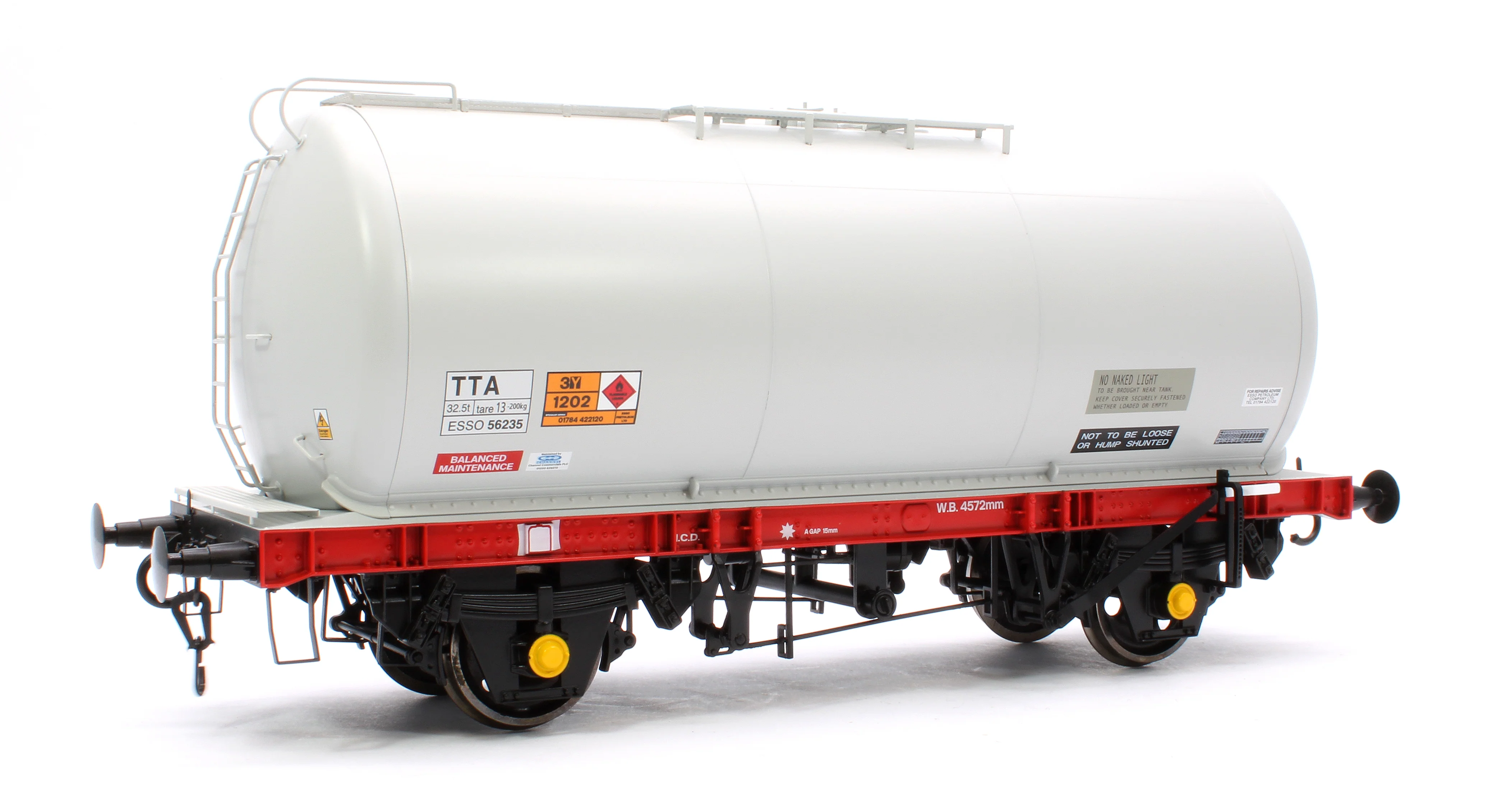 7F-064-010 TTA 45T Tanker Esso Grey/Red Chassis 56235