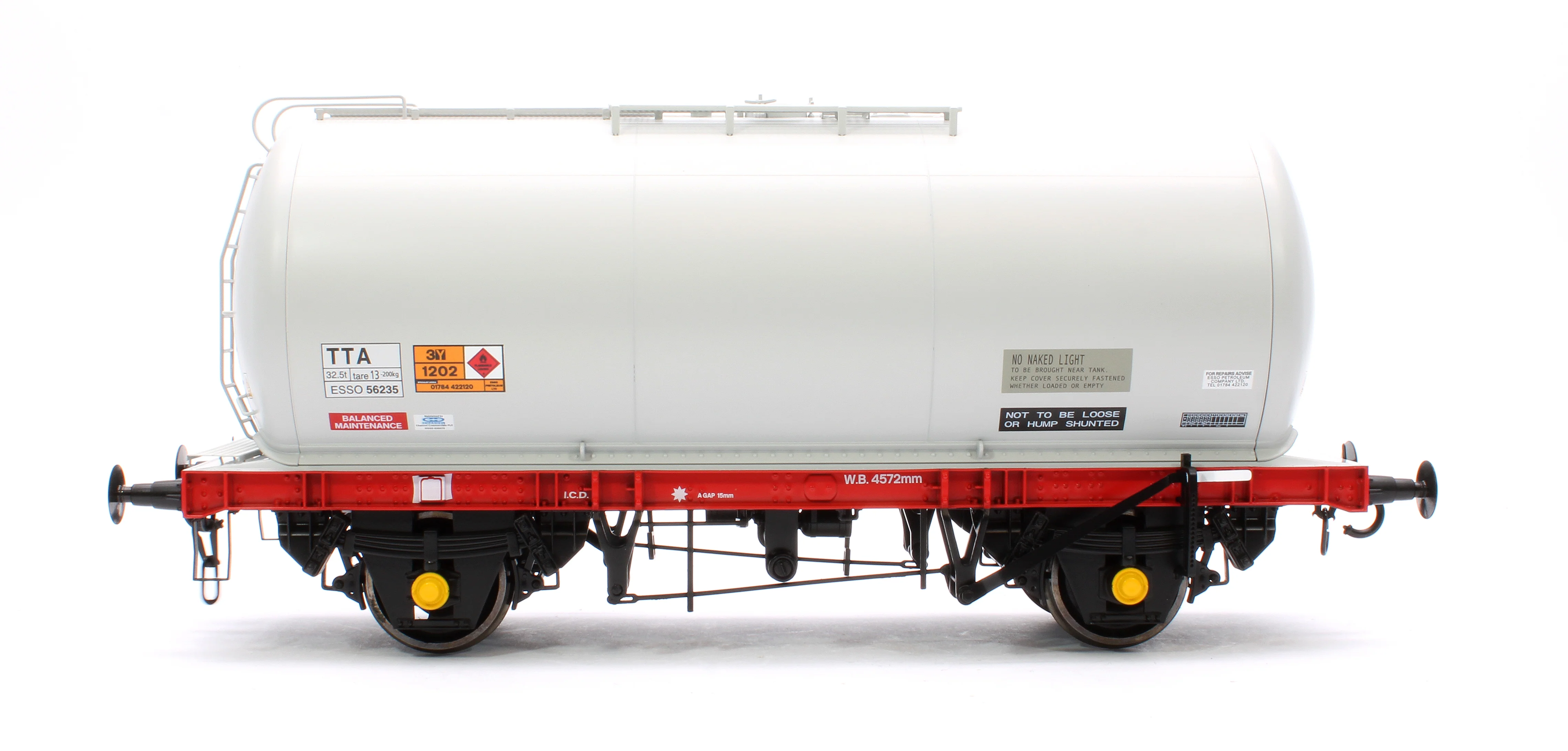 7F-064-010 TTA 45T Tanker Esso Grey/Red Chassis 56235 - Image 2