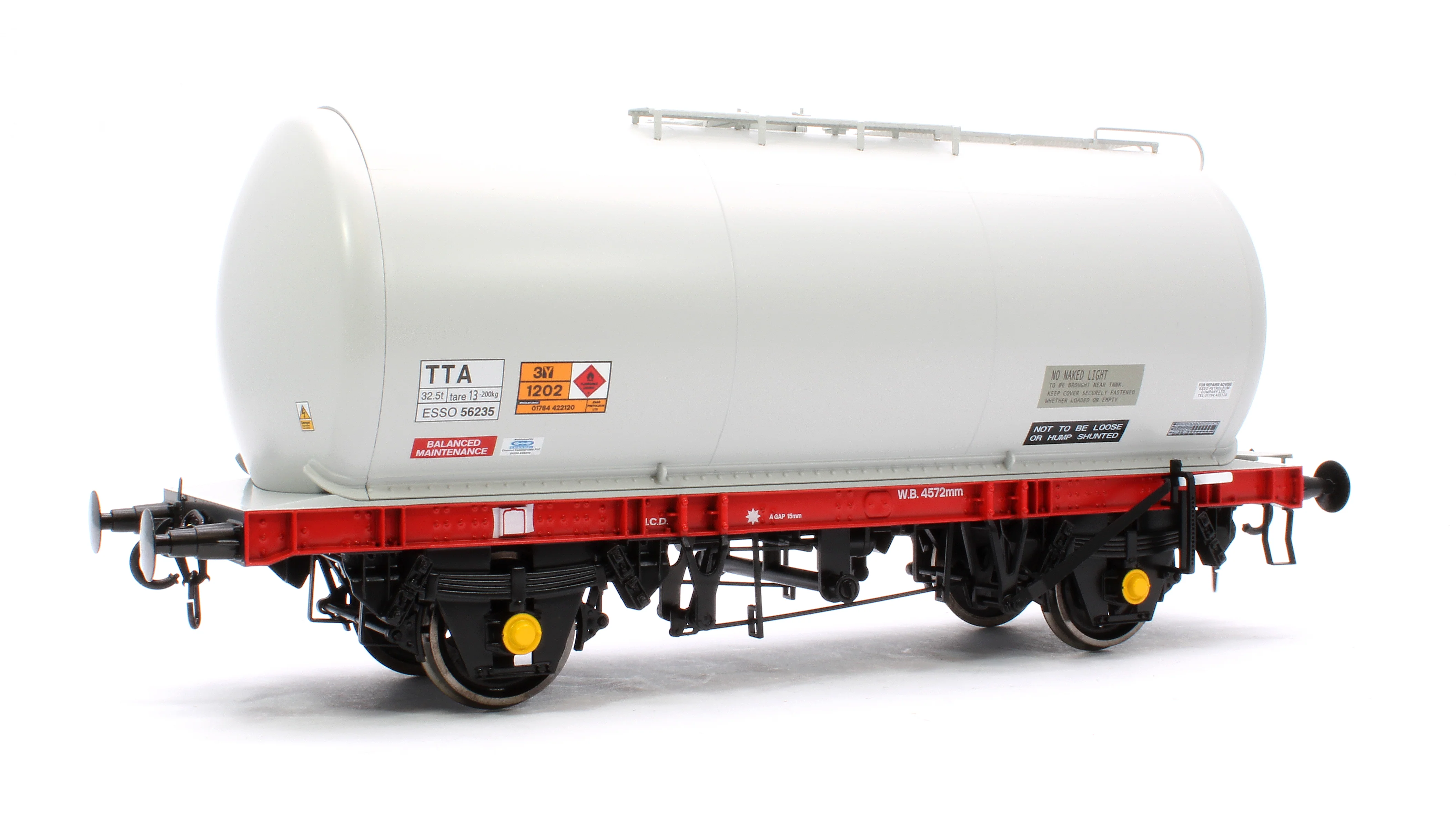 7F-064-010 TTA 45T Tanker Esso Grey/Red Chassis 56235 - Image 3