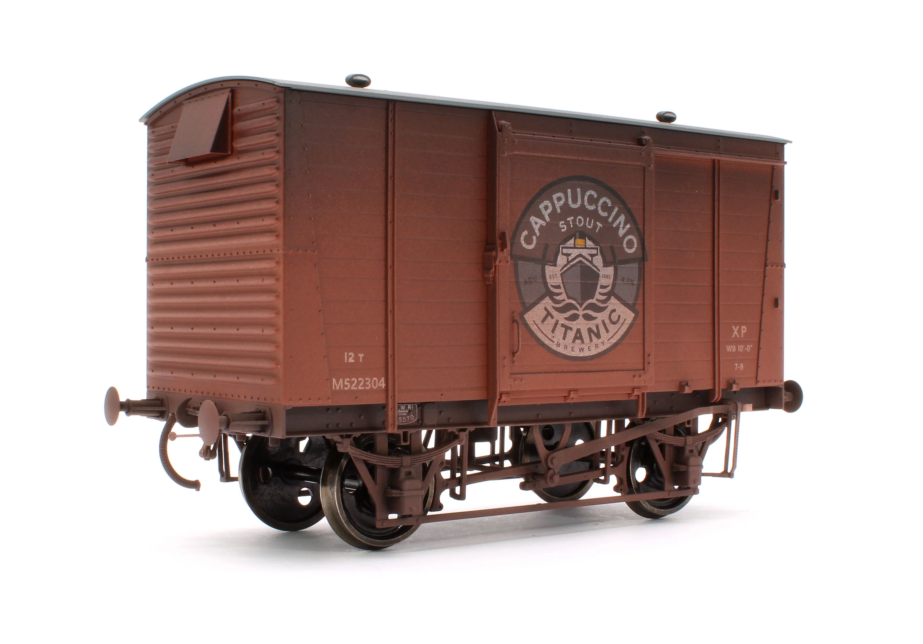 7F-065-004W LMS 12T Van Titanic Brewery Cappuccino Stout No.M522304 - Weathered
