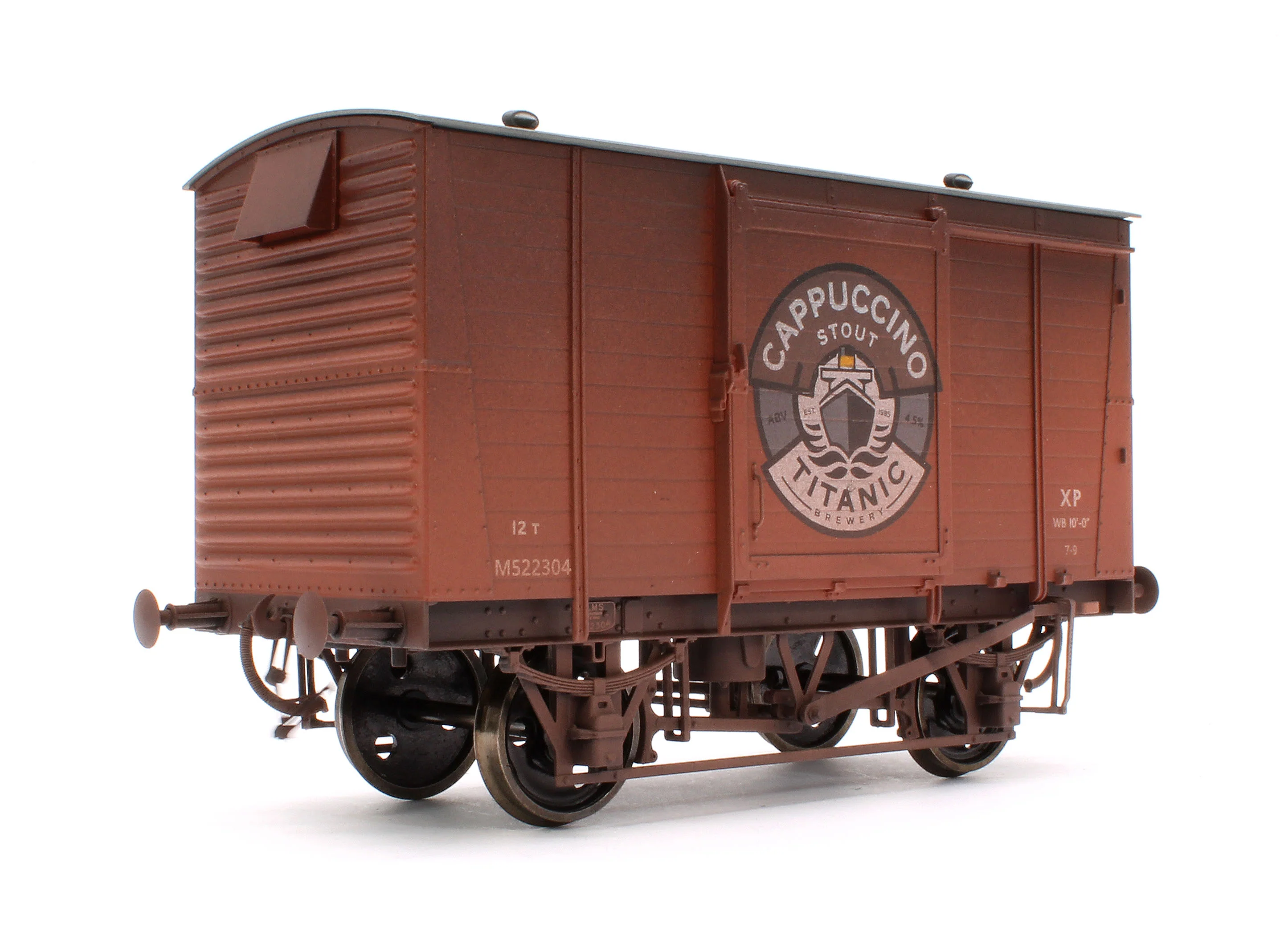 7F-065-004W LMS 12T Van Titanic Brewery Cappuccino Stout No.M522304 - Weathered - Image 3