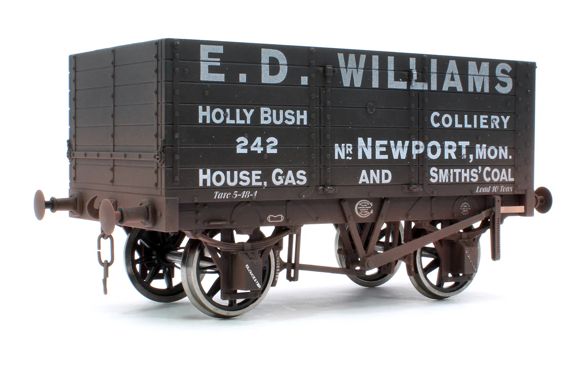 7F-073-005W 7 Plank Wagon 9' Wheelbase ED Williams 242 - Weathered