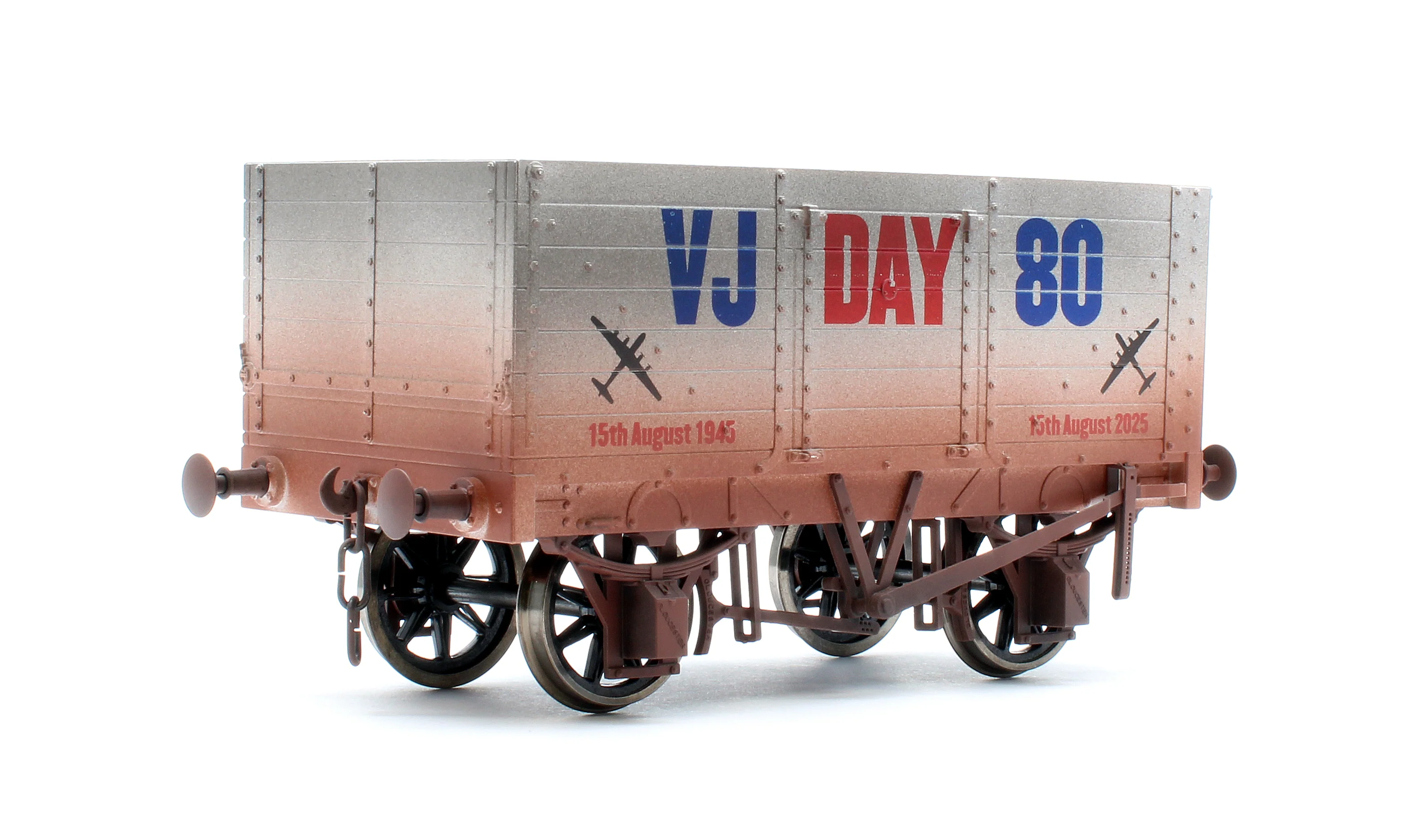7F-073-022W 7 Plank 9' W/B VJ Day Airforce 80th Anniversary - Weathered