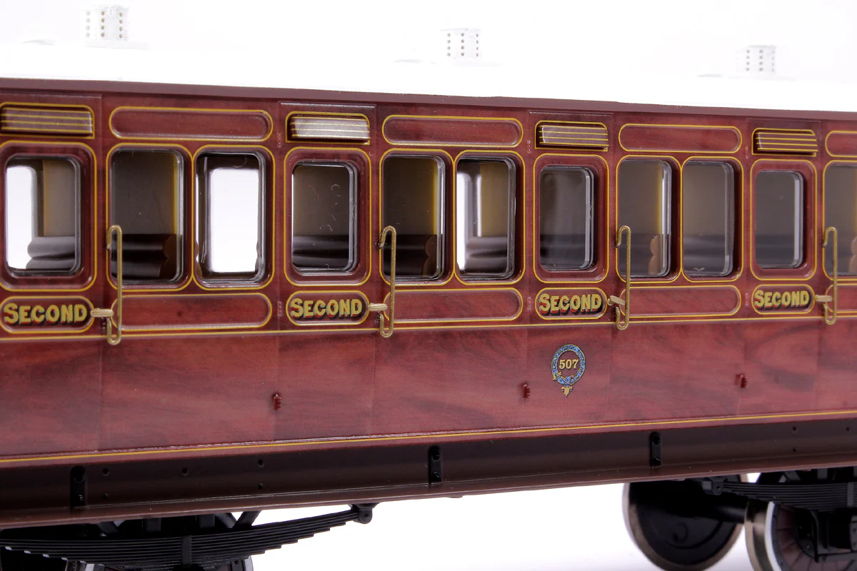 7P-020-200 Stroudley 4 Wheel Suburban Oil Lit 2nd Mahogany 507 - Image 4