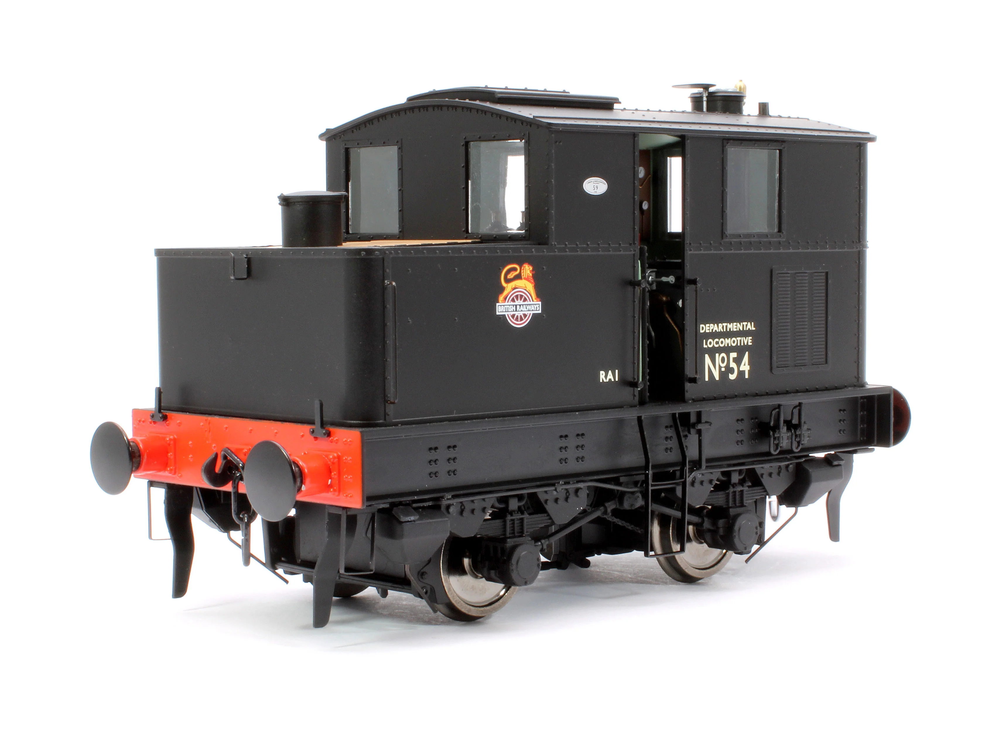 7S-005-010 Sentinel BR Early Crest Departmental No 54 Steam Locomotive