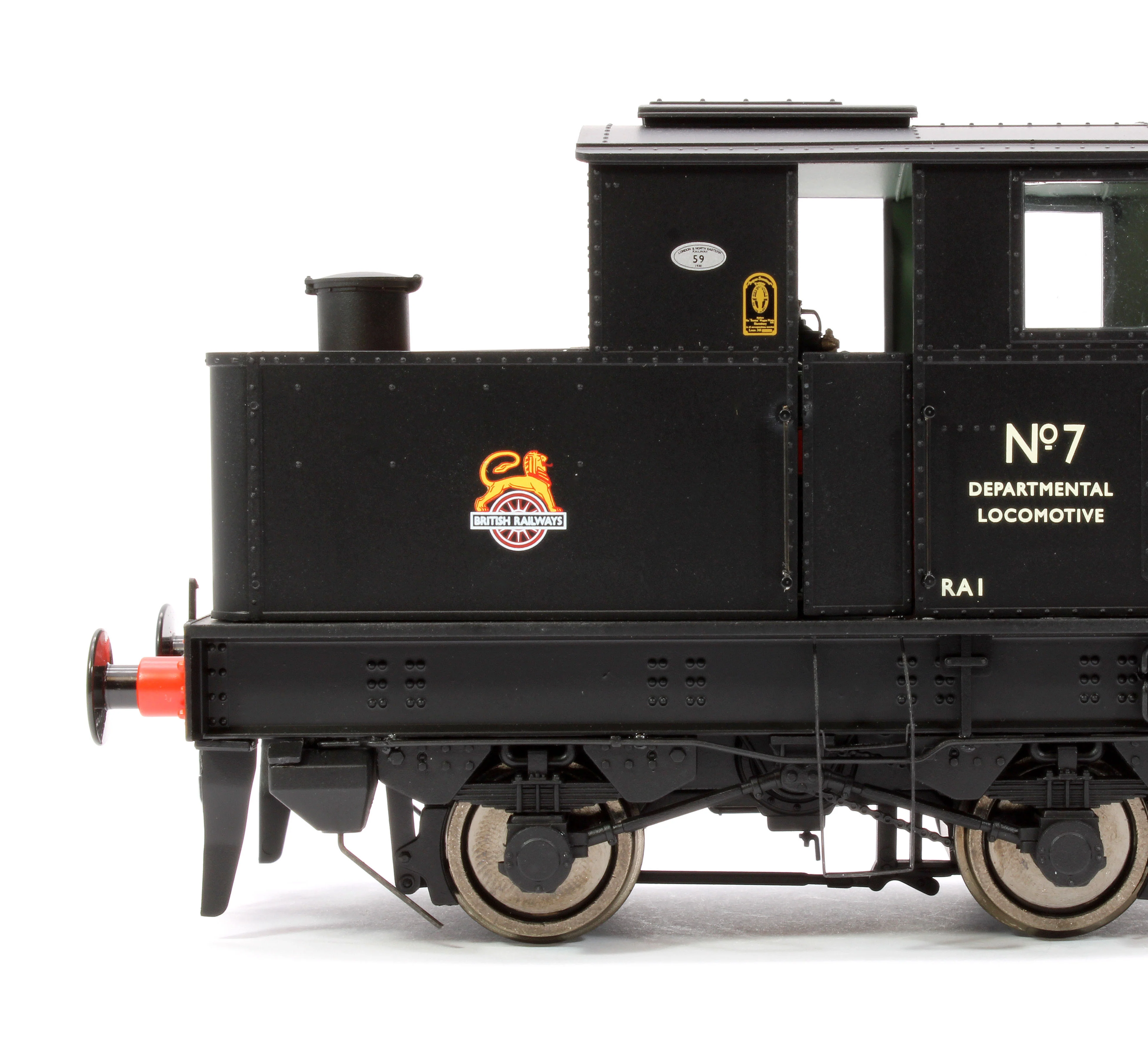 7S-005-012D Sentinel Y1/Y3 BR Early Crest Departmental No 7 Steam Locomotive - DCC Fitted - Image 6
