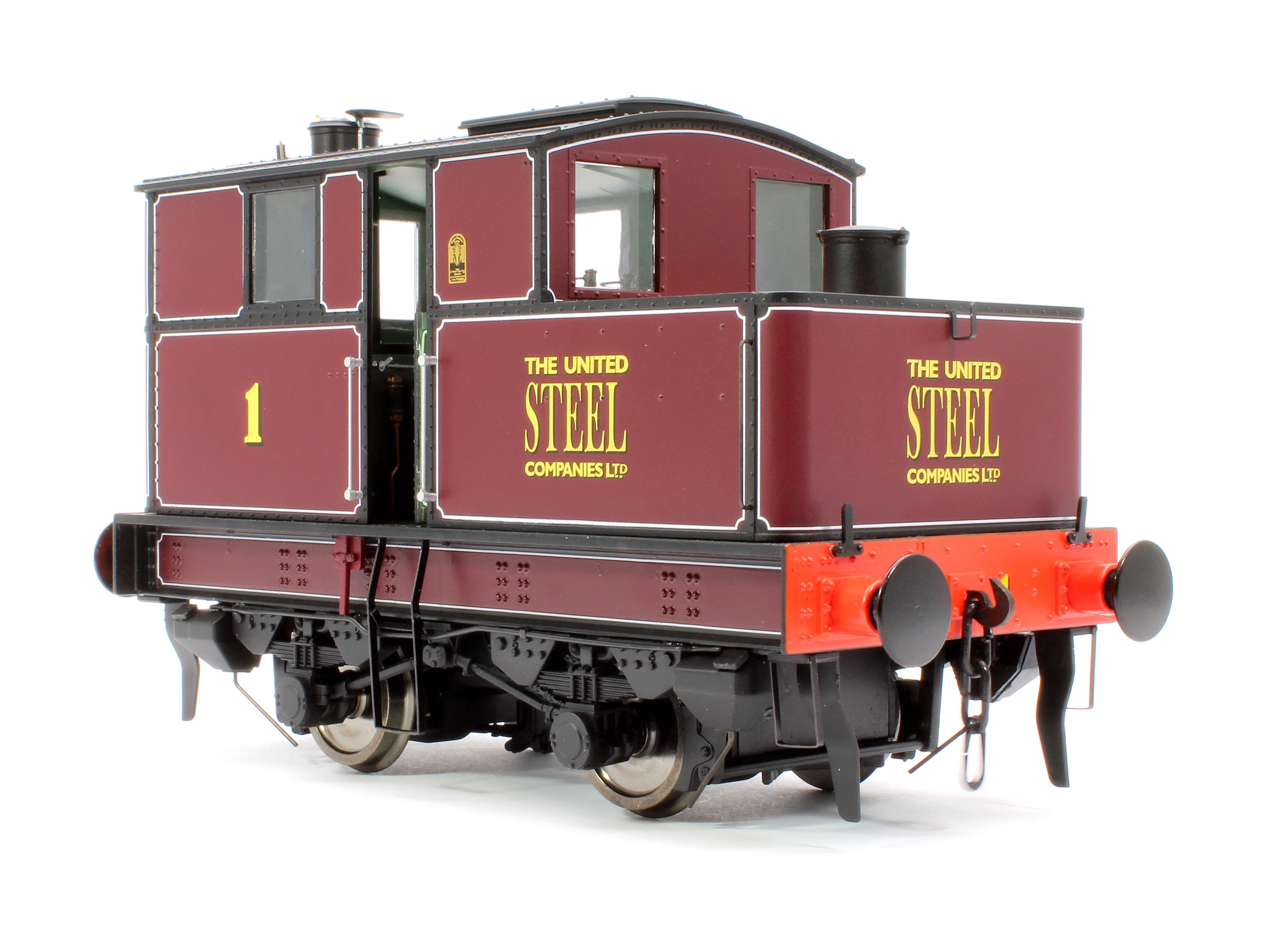 7S-005-014S Sentinel Y1/Y3 United Steel No 1 Steam Locomotive - DCC Sound - Image 4