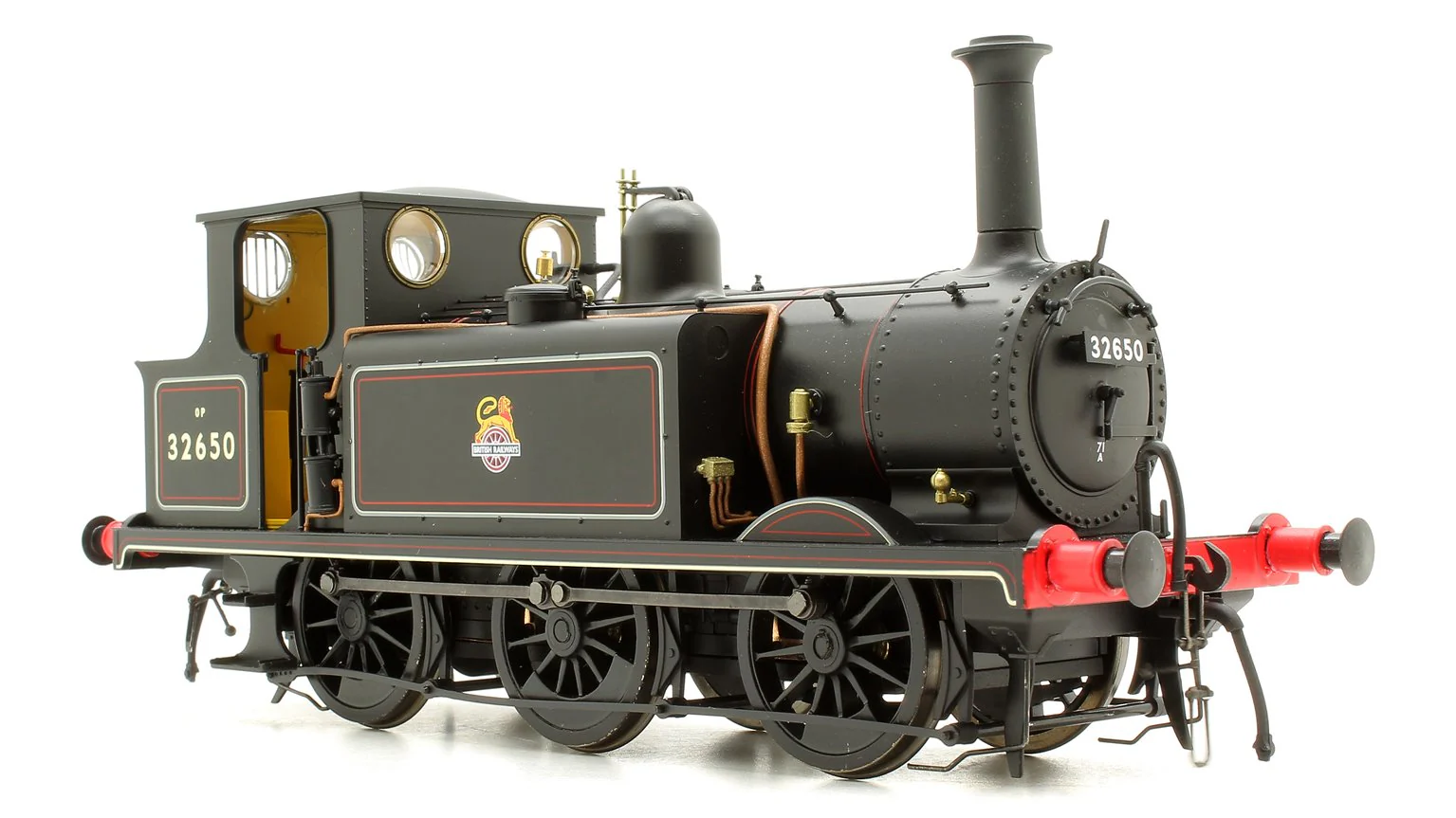 7S-010-012S Terrier A1X 32650 BR Lined Black Early Crest - Steam Tank Locomotive - DCC Sound - Image 2