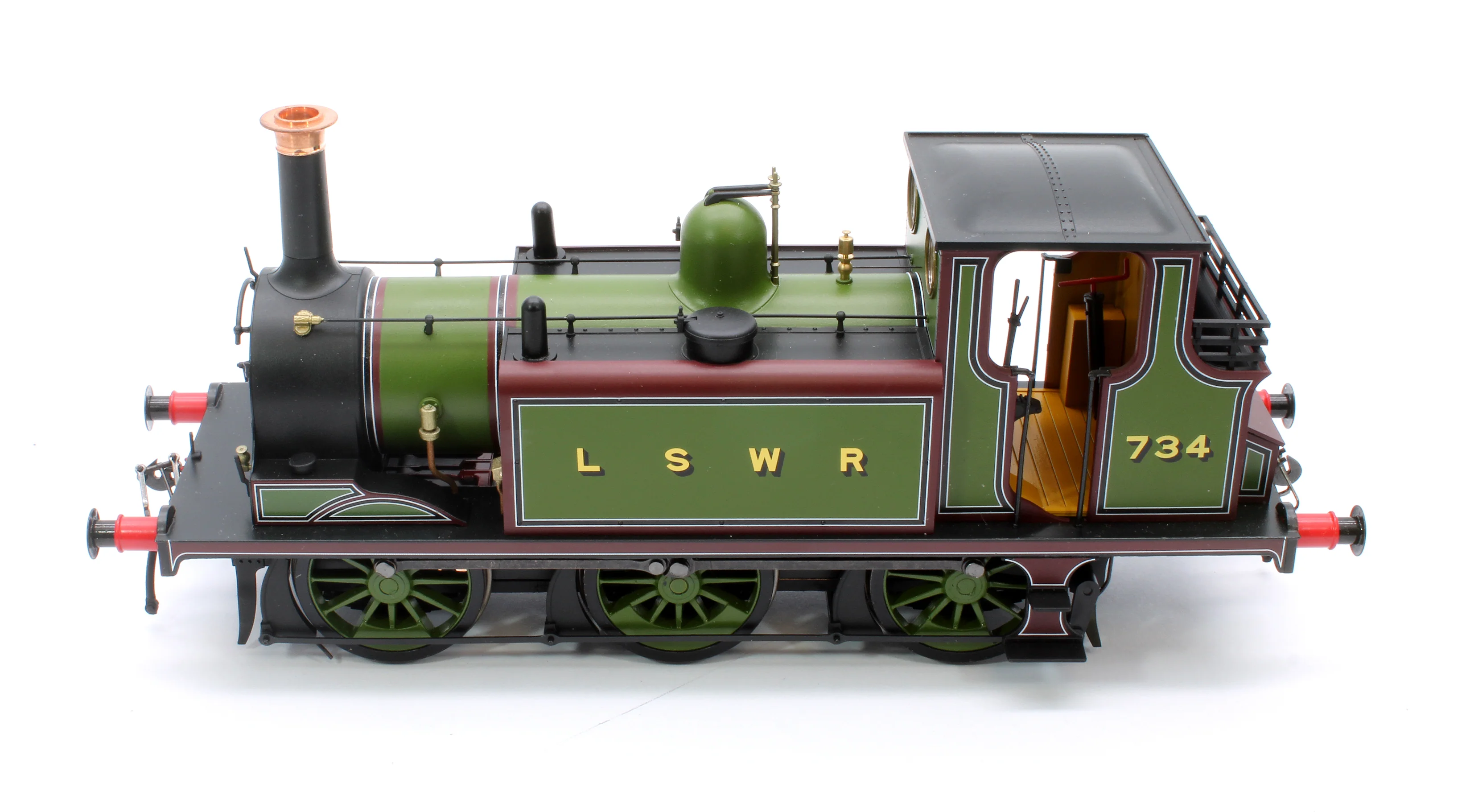 7S-010-014S Terrier A1 734 LSWR Green - Steam Tank Locomotive - DCC Sound - Image 8