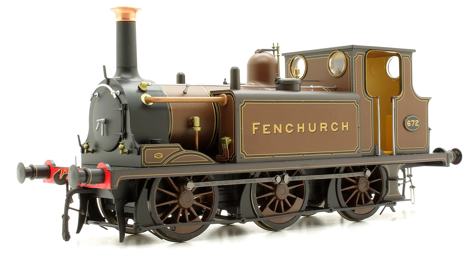 7S-010-016 Terrier A1 Fenchurch Marsh Brown - Steam Tank Locomotive