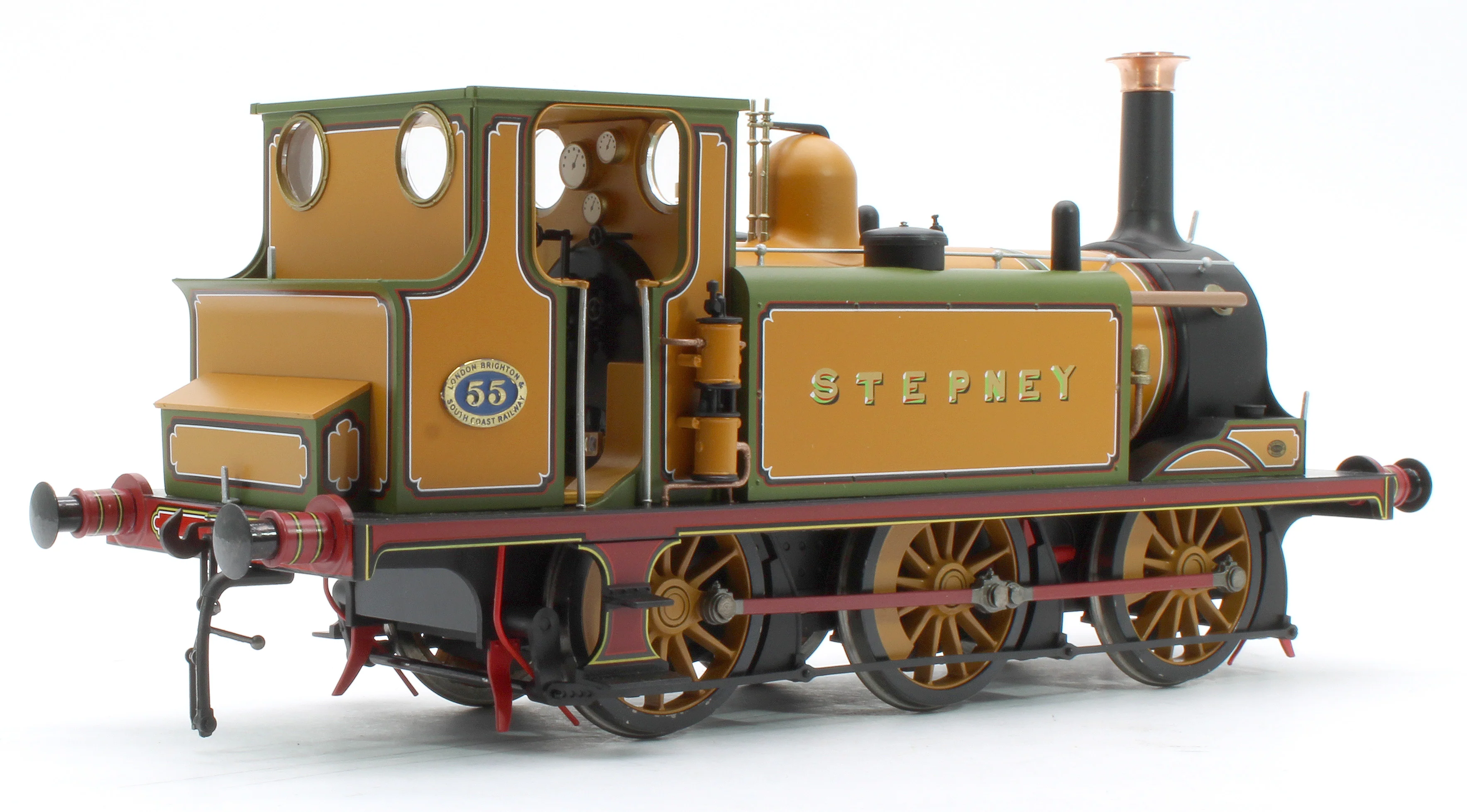 7S-010-020S Stepney' Terrier A1 LBSC Improved Green 0-6-0 Tank Locomotive No.55 (DCC Sound) - Image 3