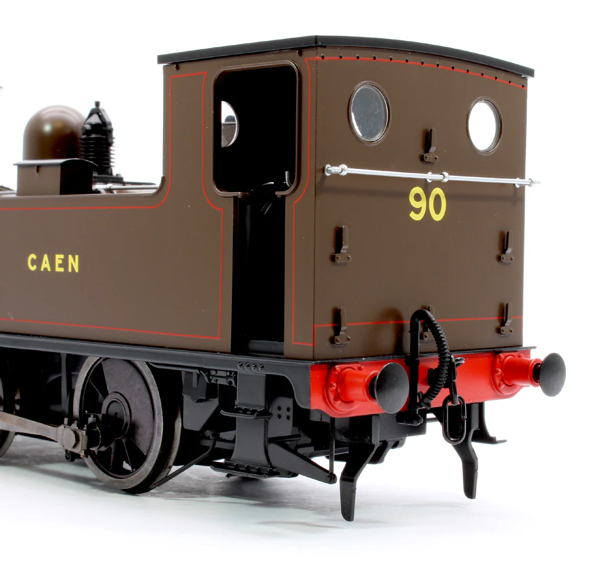 7S-018-002S L&SWR B4 0-4-0T Caen Brown 90 - Steam Tank Locomotive - Sound Fitted - Image 7