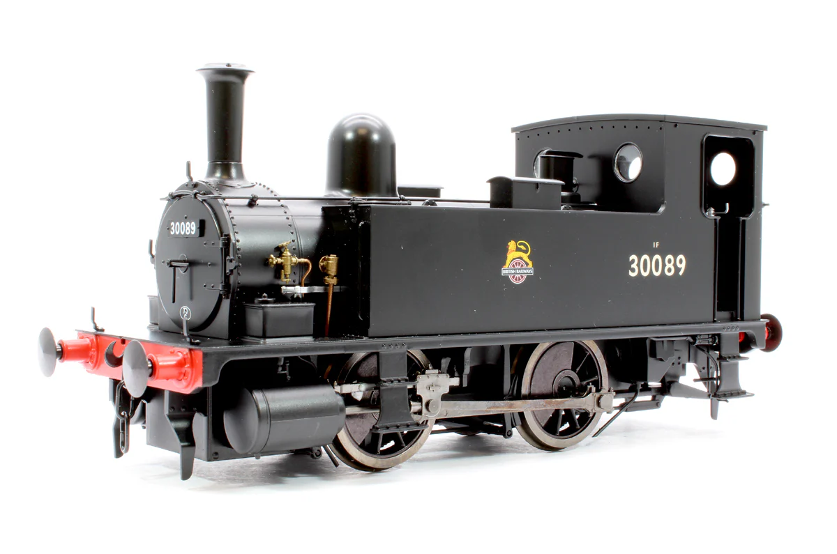 7S-018-004D B4 0-4-0T BR Early Crest 30089 - Steam Tank Locomotive - DCC Fitted