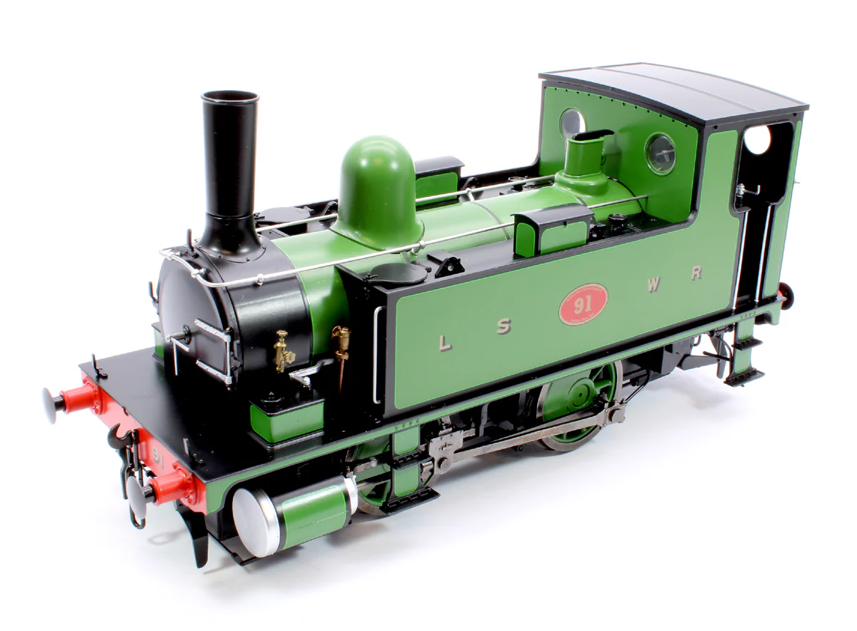 7S-018-006 L&SWR B4 0-4-0T Lined Green 91 - Steam Tank Locomotive - Image 9