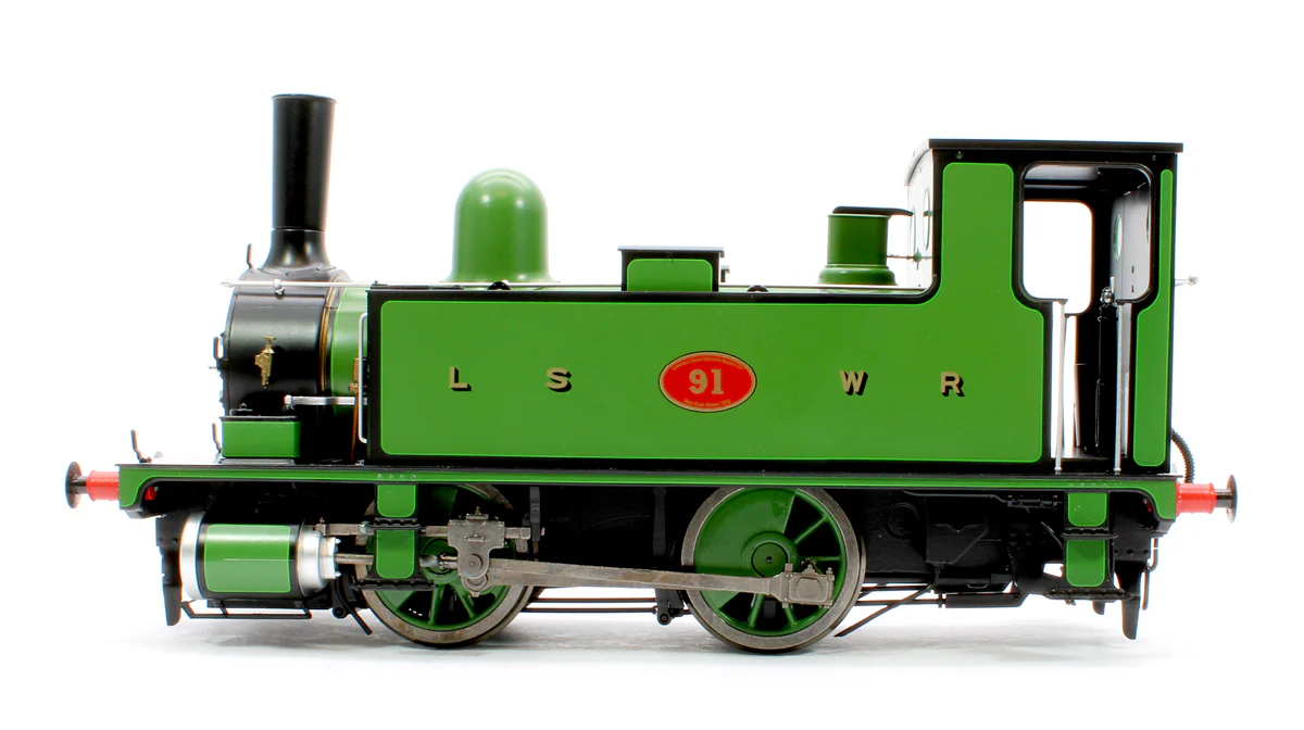 7S-018-006D L&SWR B4 0-4-0T Lined Green 91 - Steam Tank Locomotive - DCC Fitted - Image 5