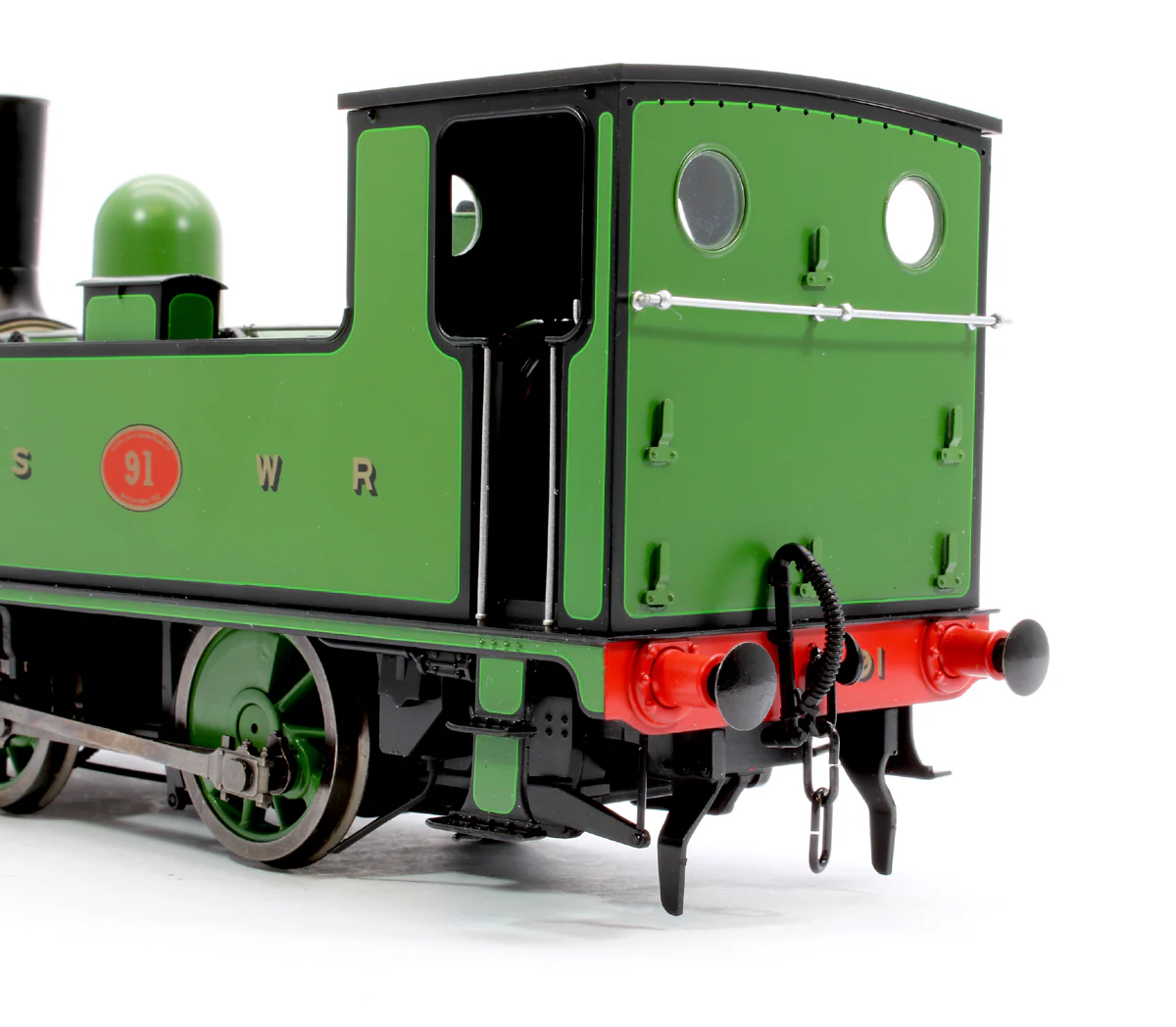 7S-018-006S L&SWR B4 0-4-0T Lined Green 91 - Steam Tank Locomotive - Sound Fitted - Image 8