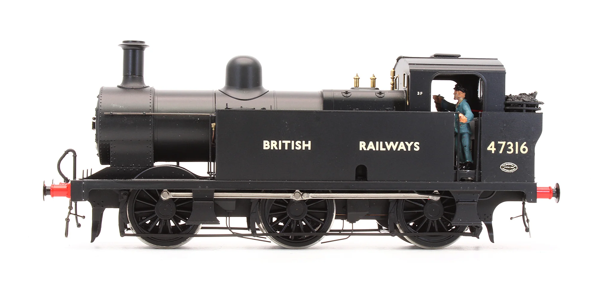 Pre-Owned Class 3F 'Jinty' 0-6-0T In BR Black With 'BRITISH RAILWAYS' No.47316 Steam Locomotive - Image 4