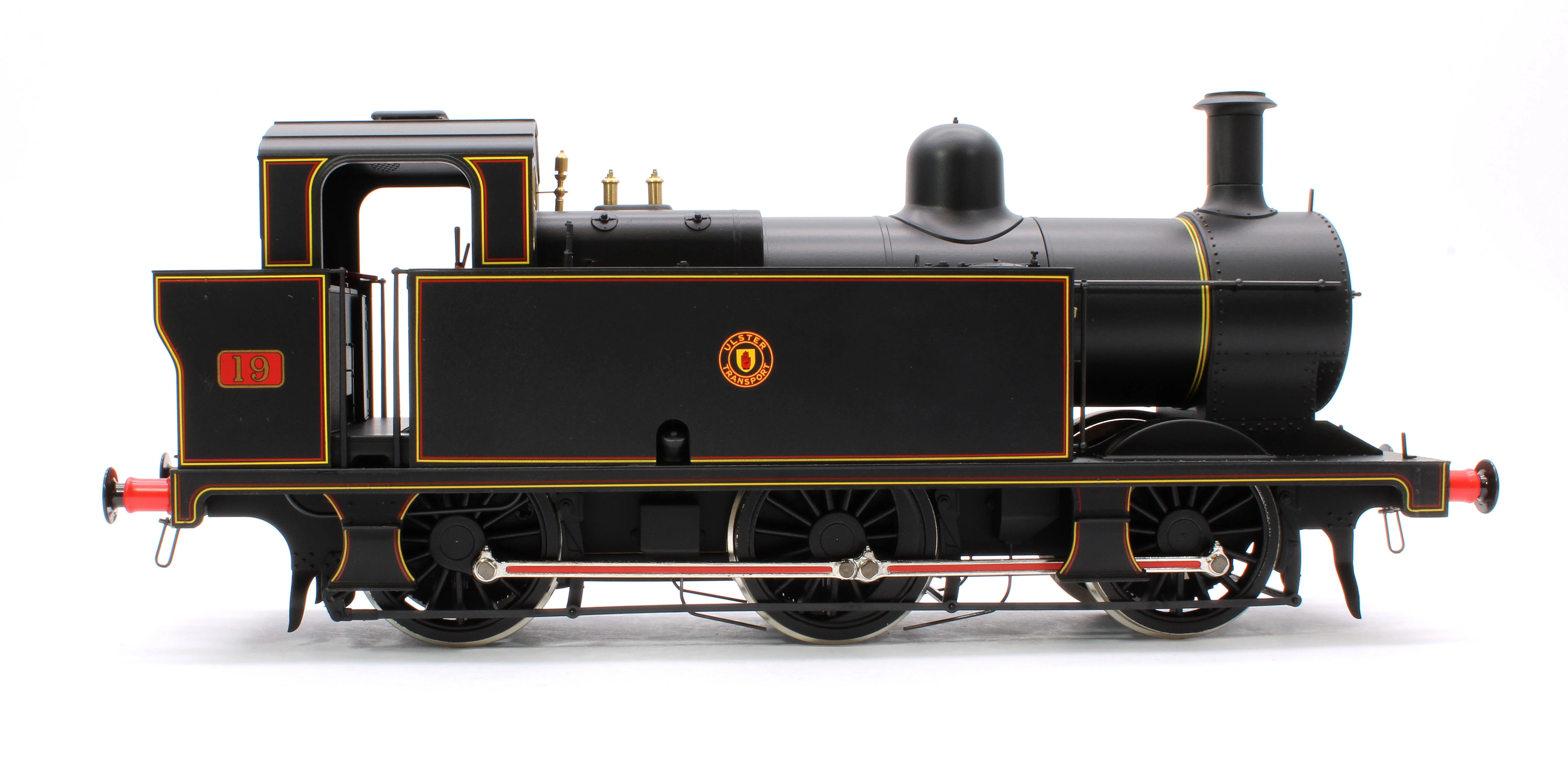 7S-026-008D Class 3F Jinty NCC Black 0-6-0 Tank Locomotive No.19 - DCC Fitted - Image 6