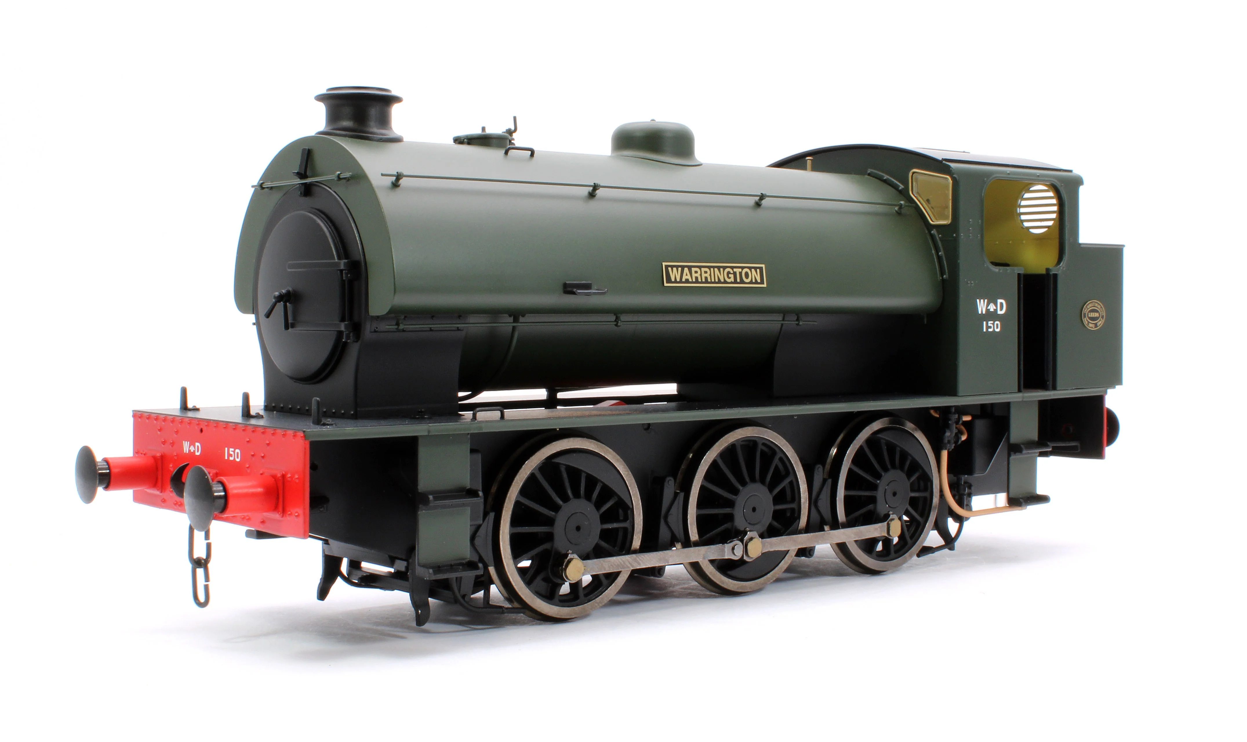 7S-094-RAILS1 J94 Austerity 'Warrington' WD150 War Department Green 0-6-0 Tank Locomotive