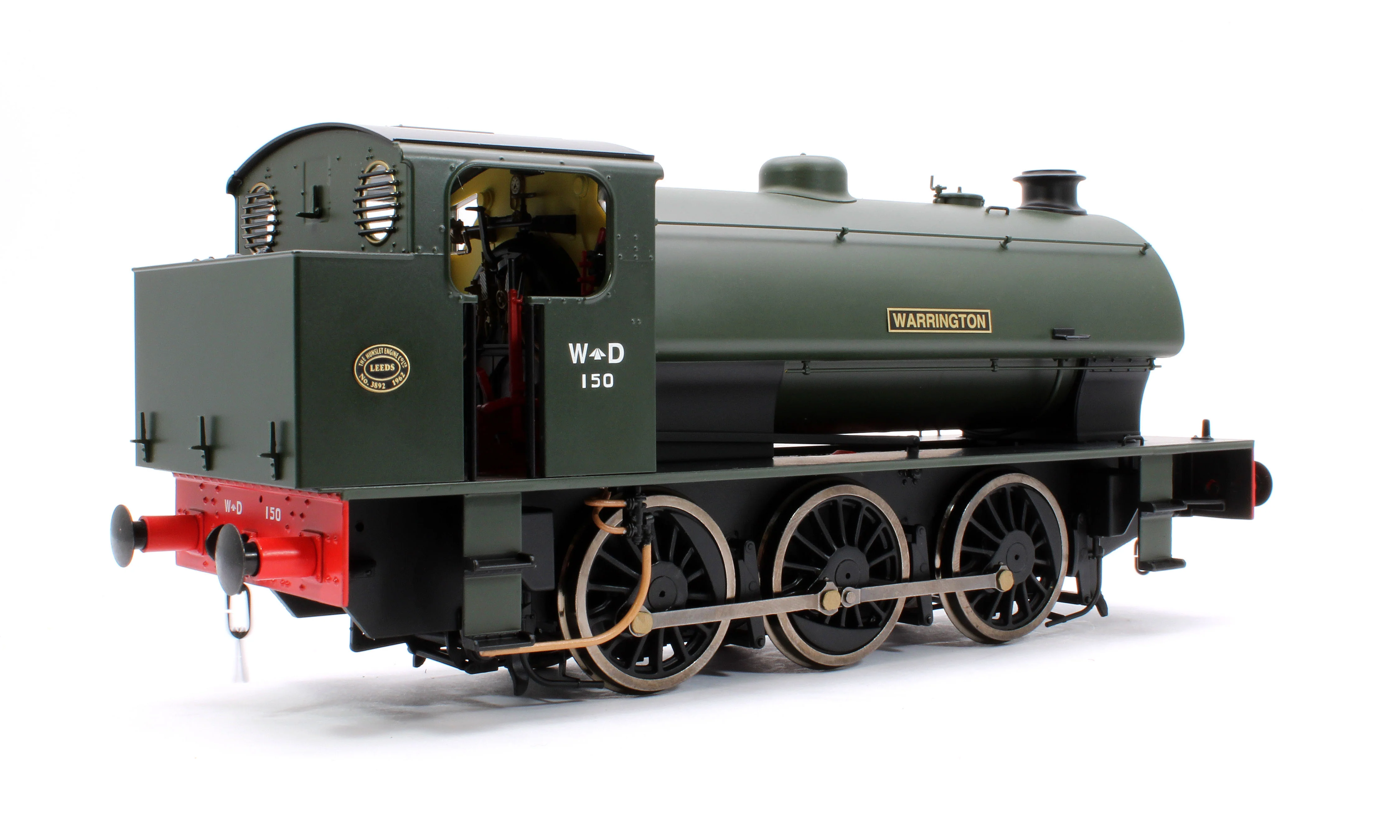 7S-094-RAILS1 J94 Austerity 'Warrington' WD150 War Department Green 0-6-0 Tank Locomotive - Image 3