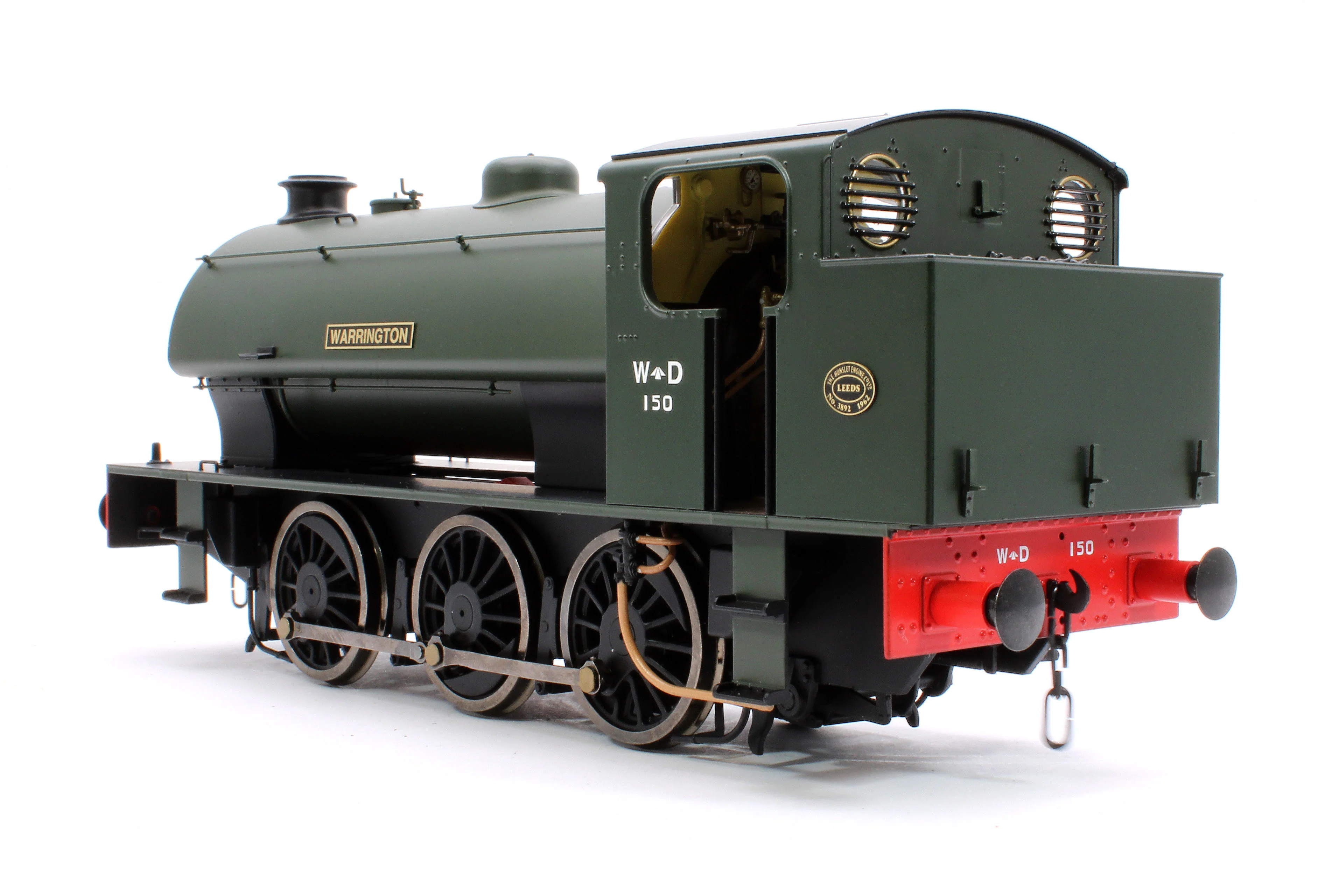 7S-094-RAILS1D J94 Austerity 'Warrington' WD150 War Department Green 0-6-0 Tank Locomotive - DCC Fitted - Image 2