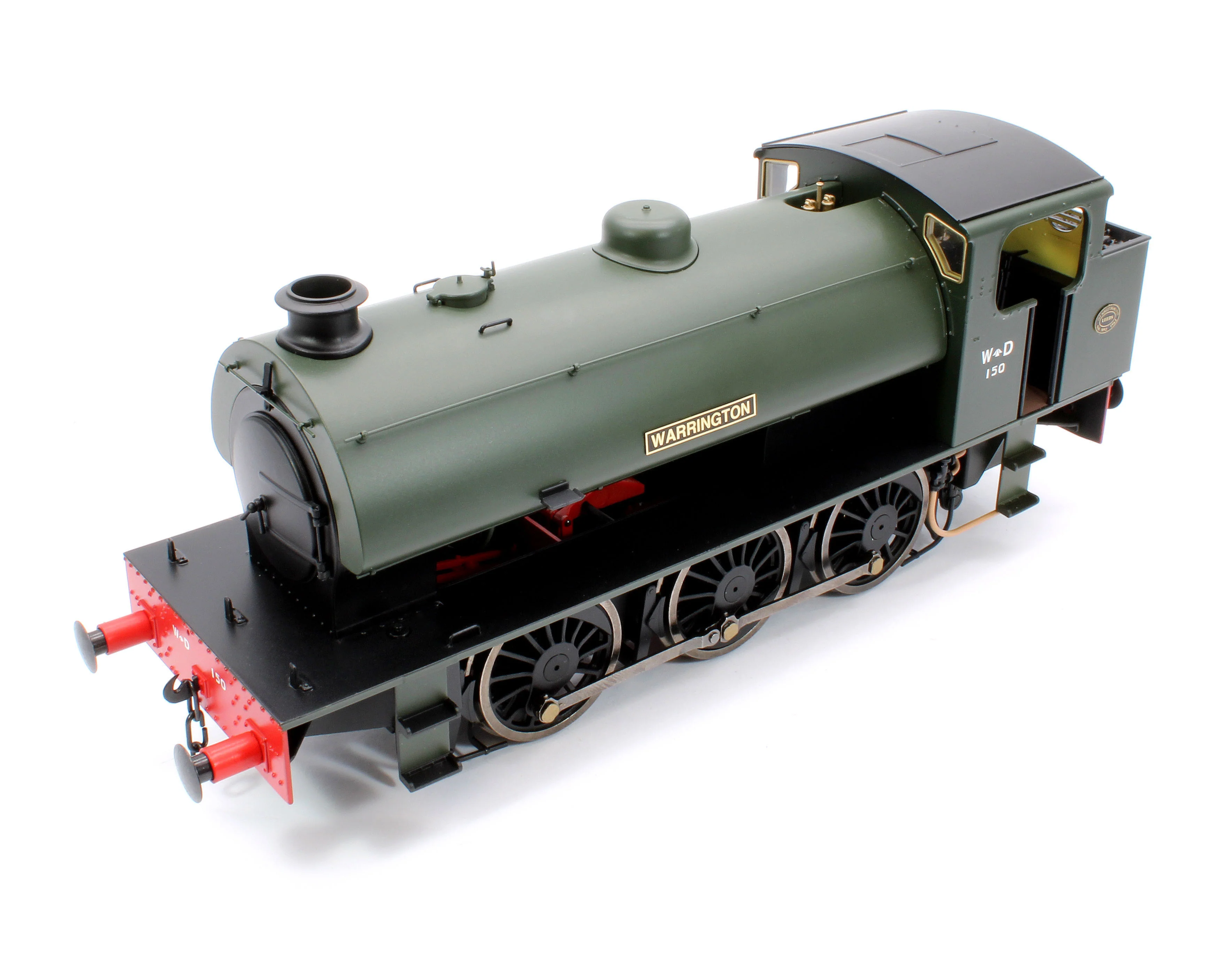 7S-094-RAILS1S J94 Austerity 'Warrington' WD150 War Department Green 0-6-0 Tank Locomotive (DCC Sound) - Image 10
