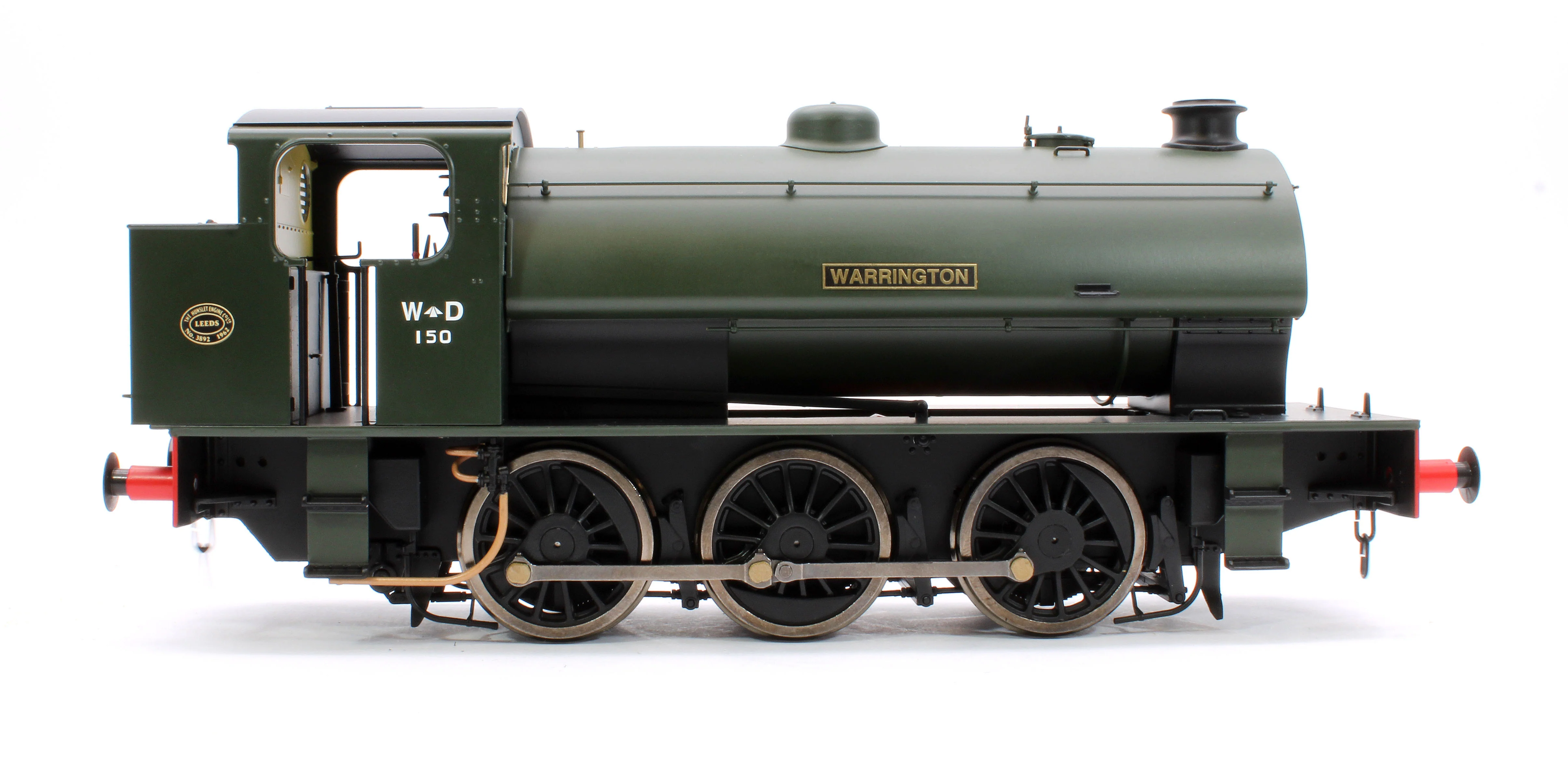 7S-094-RAILS1S J94 Austerity 'Warrington' WD150 War Department Green 0-6-0 Tank Locomotive (DCC Sound) - Image 6