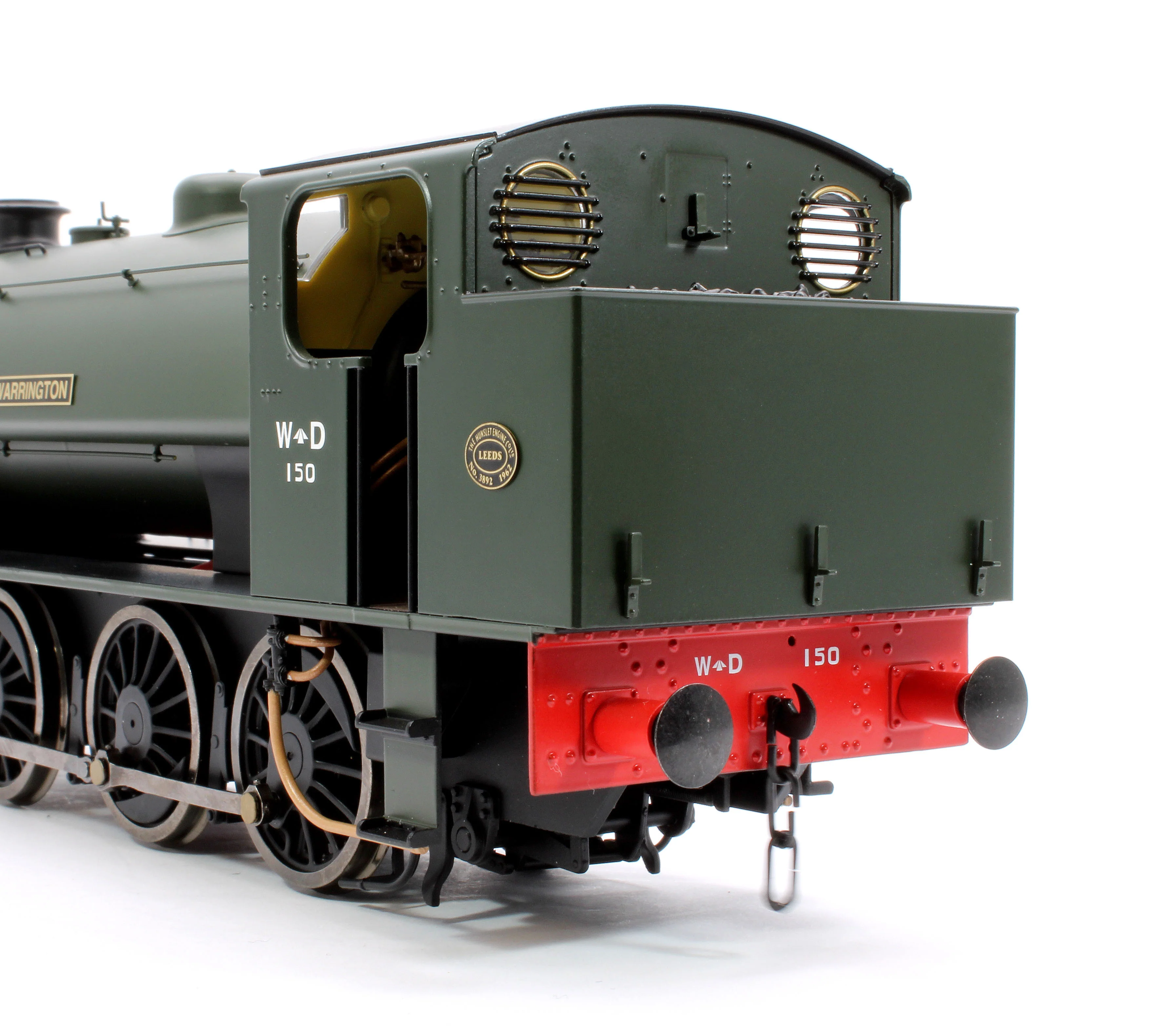 7S-094-RAILS1S J94 Austerity 'Warrington' WD150 War Department Green 0-6-0 Tank Locomotive (DCC Sound) - Image 9