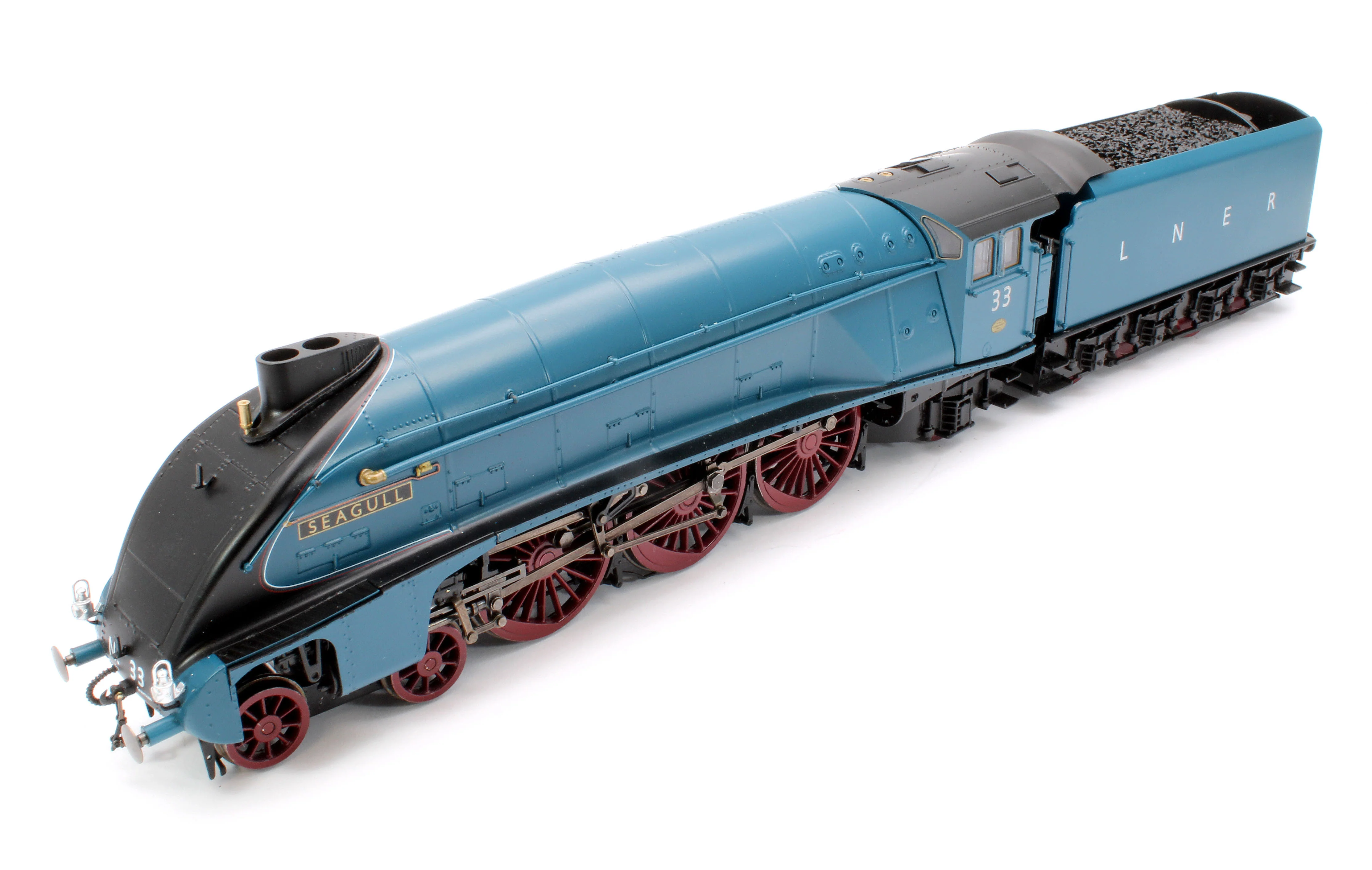 BL-001-010 Black Label Class A4 Seagull LNER Garter Blue Unvalanced 4-6-2 No.33 Steam Locomotive - DCC Sound & Smoke - Image 12