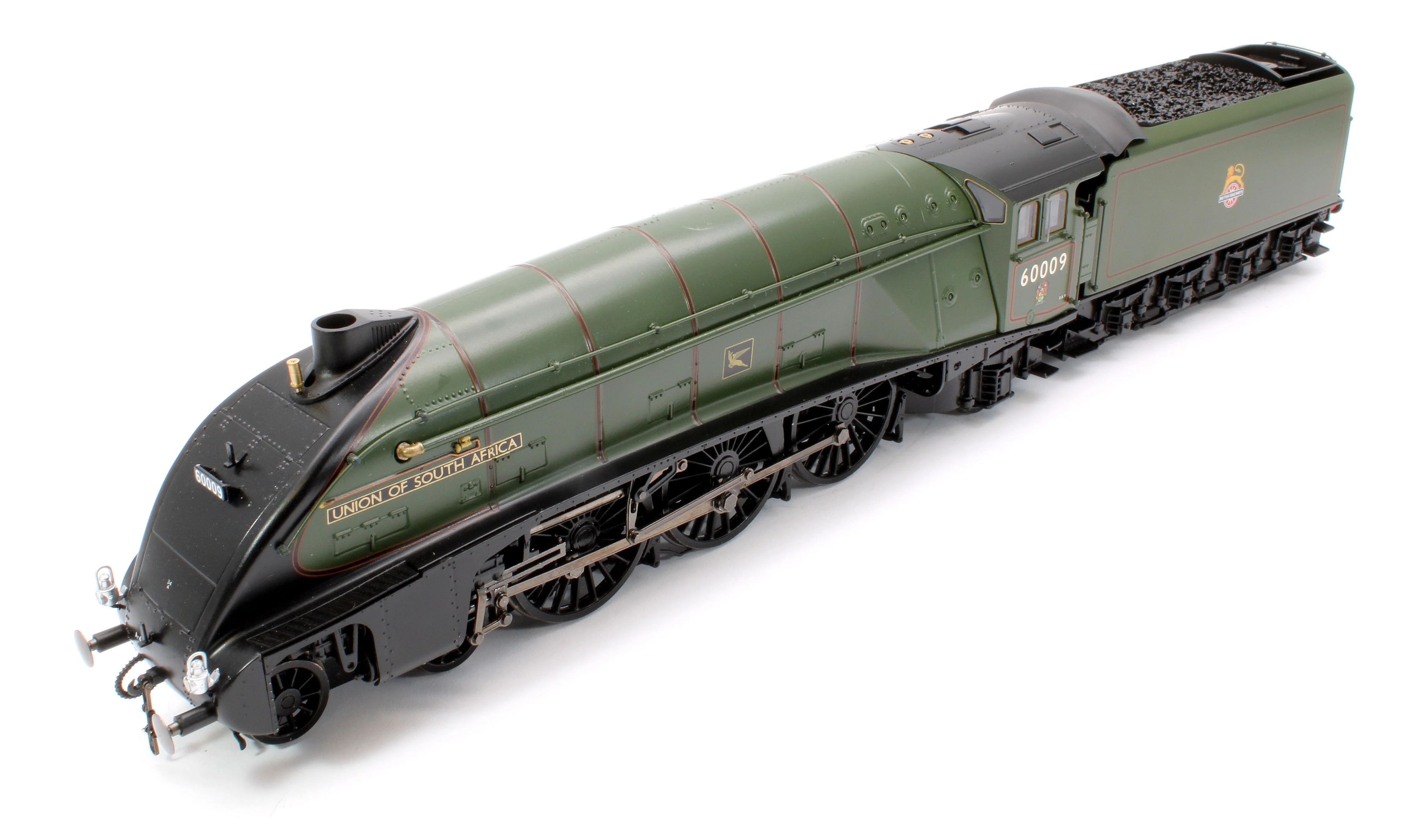 BL-001-013 Black Label Class A4 Union of South Africa BR Green (Early Crest) Unvalanced 4-6-2 No.60009 Steam Locomotive - DCC Sound & Smoke - Image 12