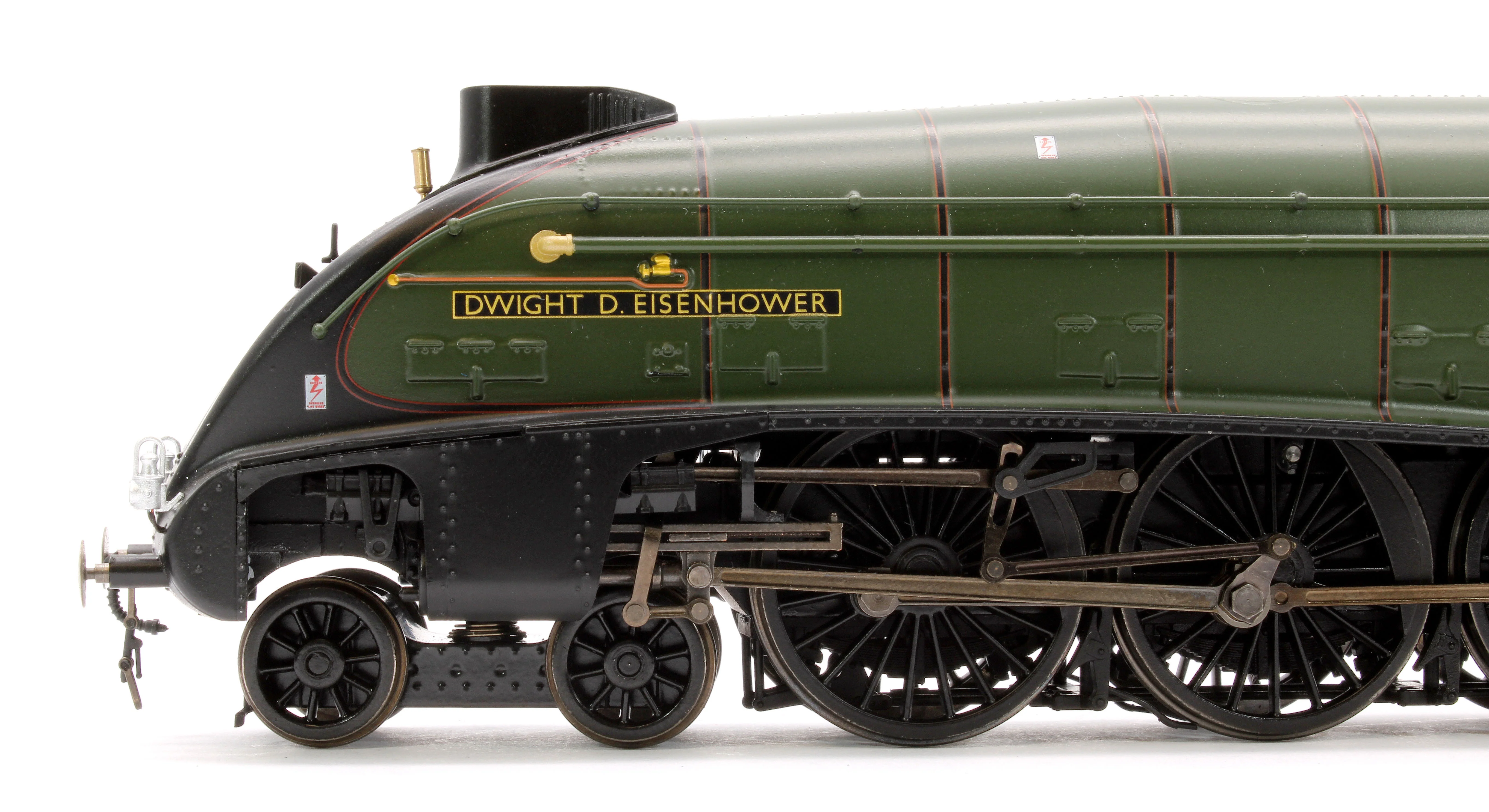 BL-001-014 Black Label Class A4 Dwight D. Eisenhower BR Green (Late Crest) Unvalanced 4-6-2 No.60008 Steam Locomotive - DCC Sound & Smoke - Image 7