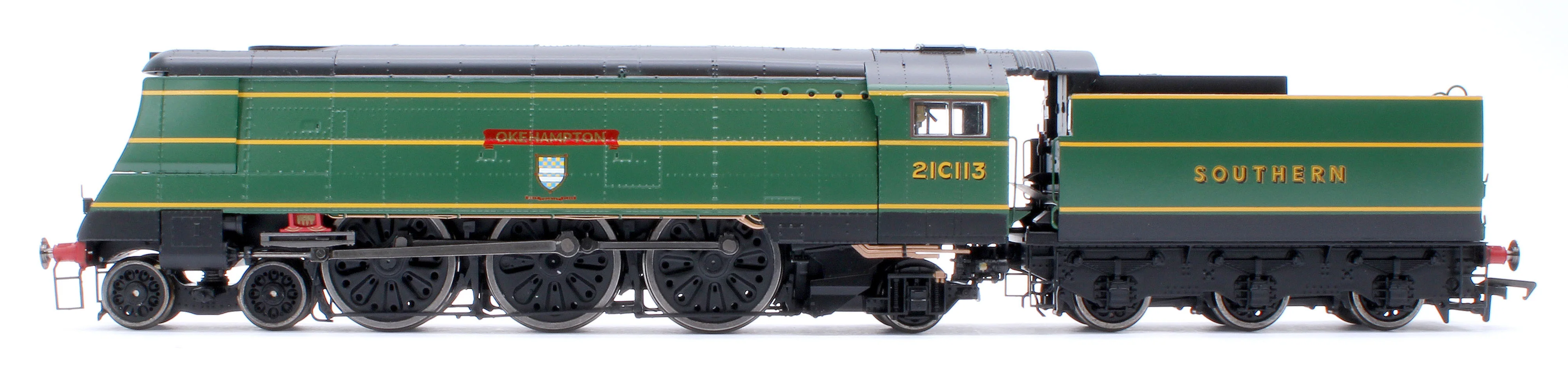 BL-002-004 Black Label West Country Okehampton 21C113 SR Malachite Green Steam Locomotive - DCC Sound & Smoke - Image 2