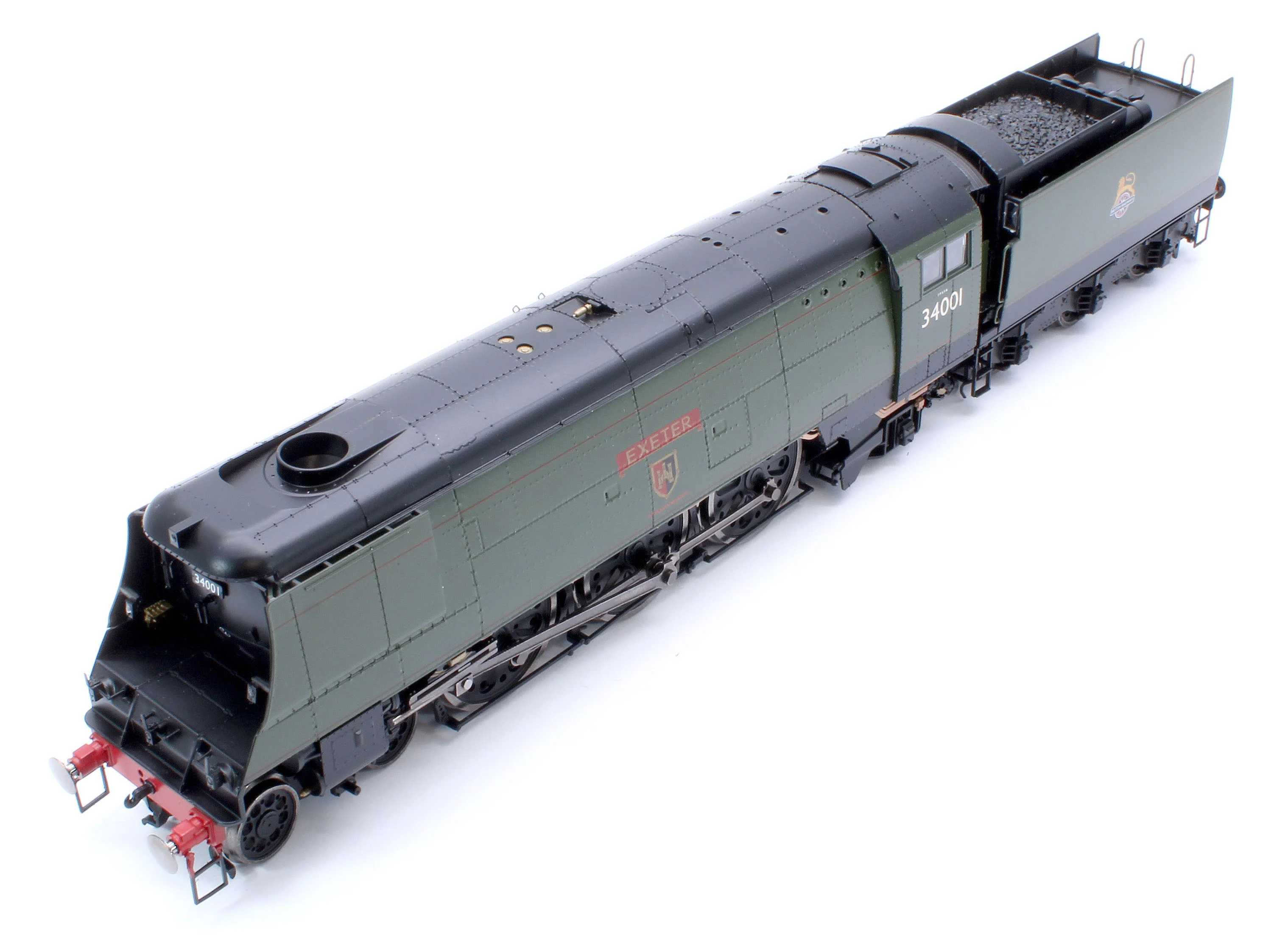 BL-002-005 Black Label West Country Exeter 34001 B.R. Green Early Crest Steam Locomotive - DCC Sound & Smoke - Image 12