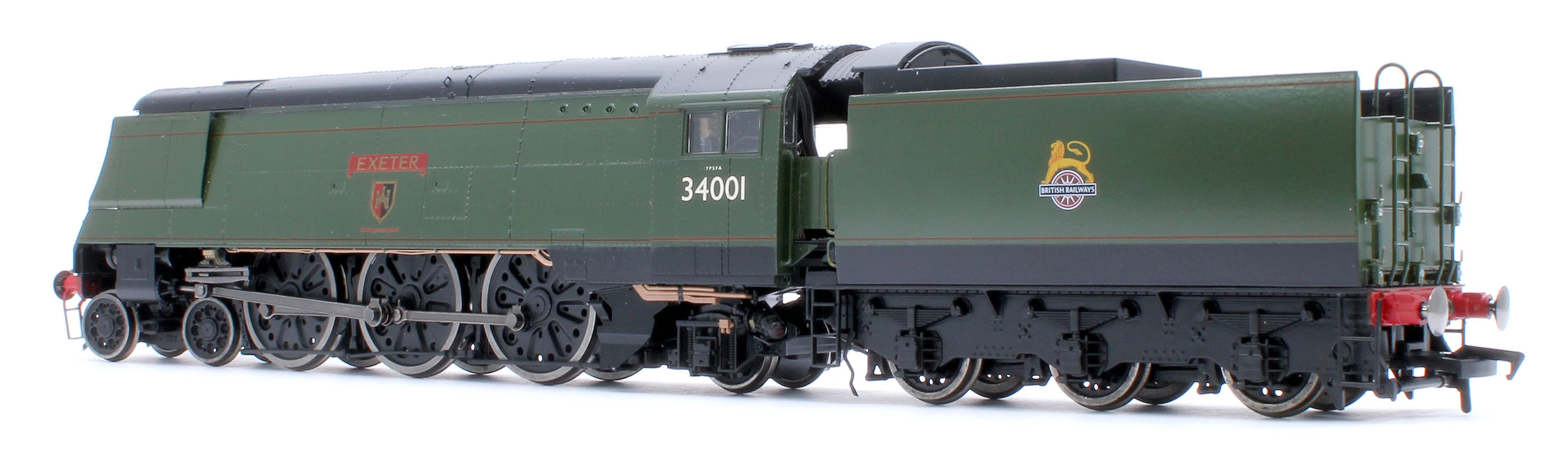 BL-002-005 Black Label West Country Exeter 34001 B.R. Green Early Crest Steam Locomotive - DCC Sound & Smoke - Image 3