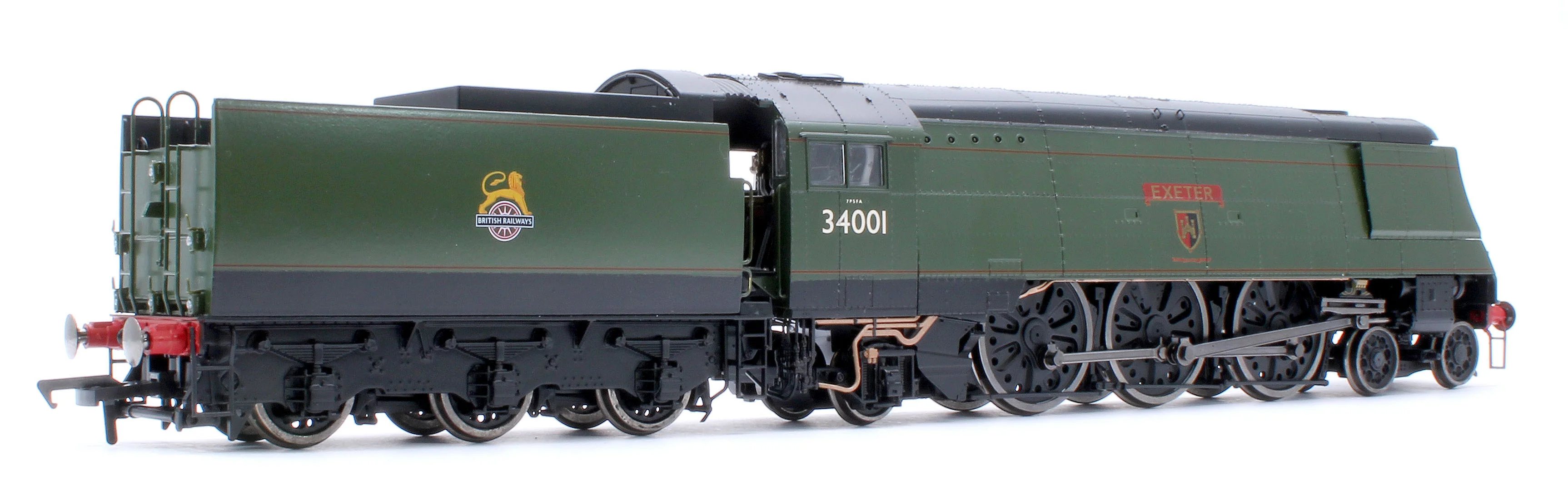 BL-002-005 Black Label West Country Exeter 34001 B.R. Green Early Crest Steam Locomotive - DCC Sound & Smoke - Image 4