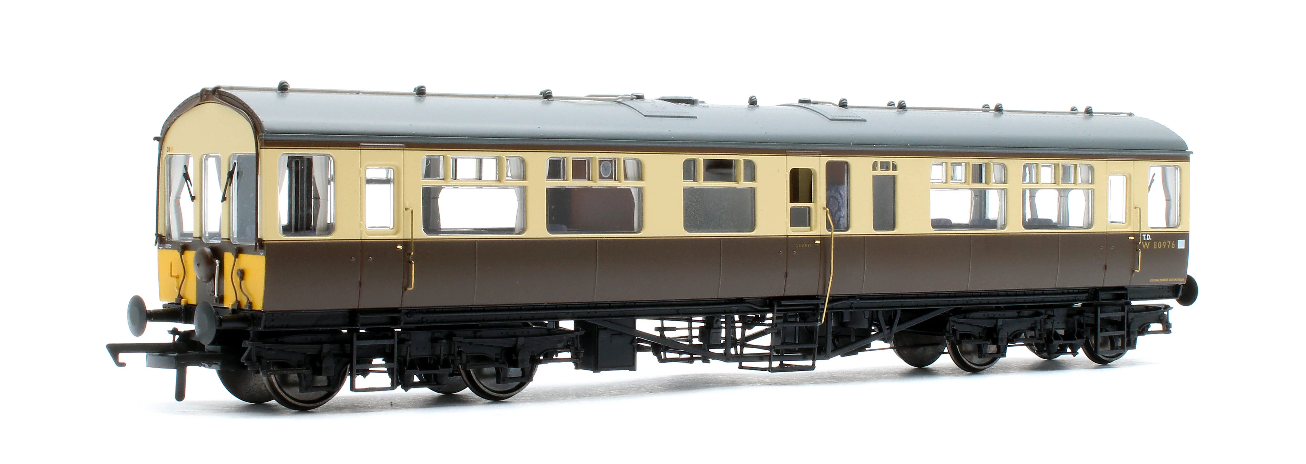BL-201-002 Black Label GWR Great Western Q13 Inspection Saloon, BR WR Chocolate & Cream W80976W - Image 3