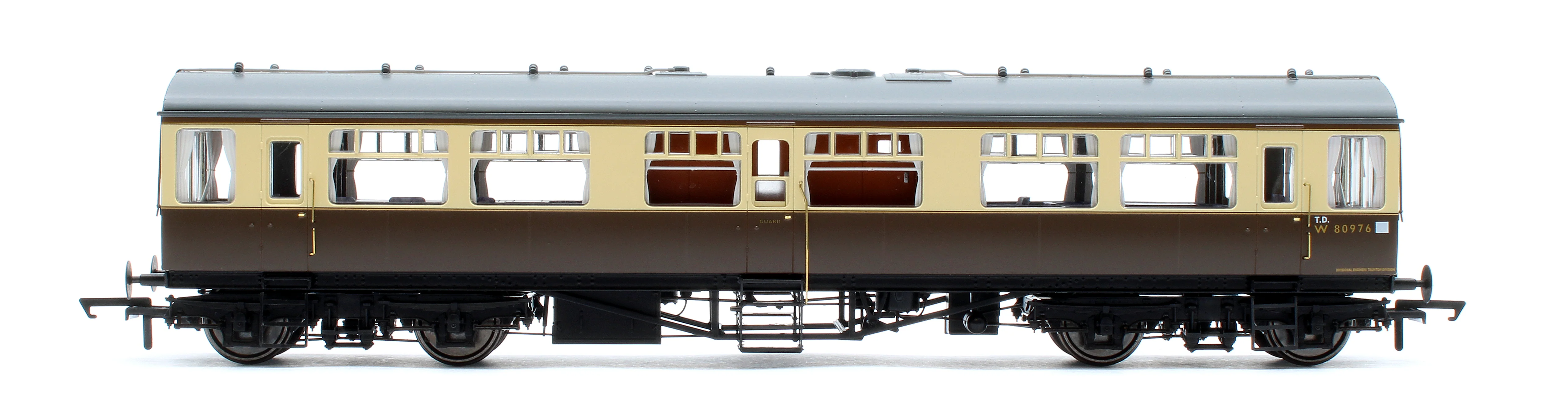 BL-201-002 Black Label GWR Great Western Q13 Inspection Saloon, BR WR Chocolate & Cream W80976W - Image 4