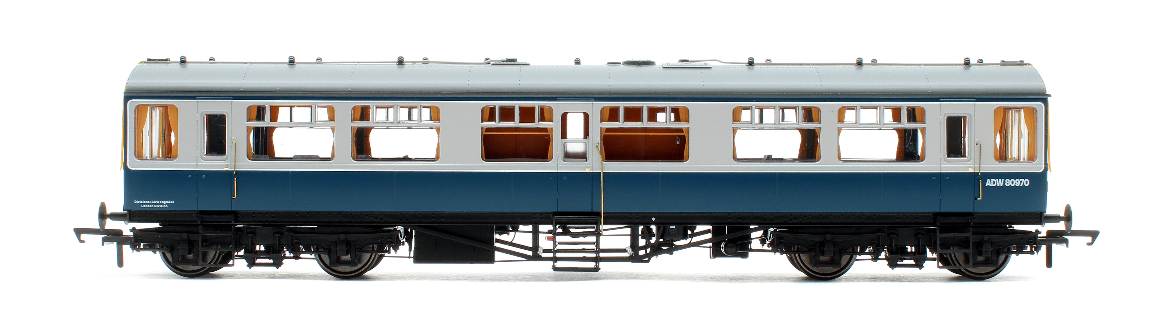 BL-201-003 Black Label GWR Great Western Q13 Inspection Saloon, BR Blue / Grey ADW 80970 - Image 4