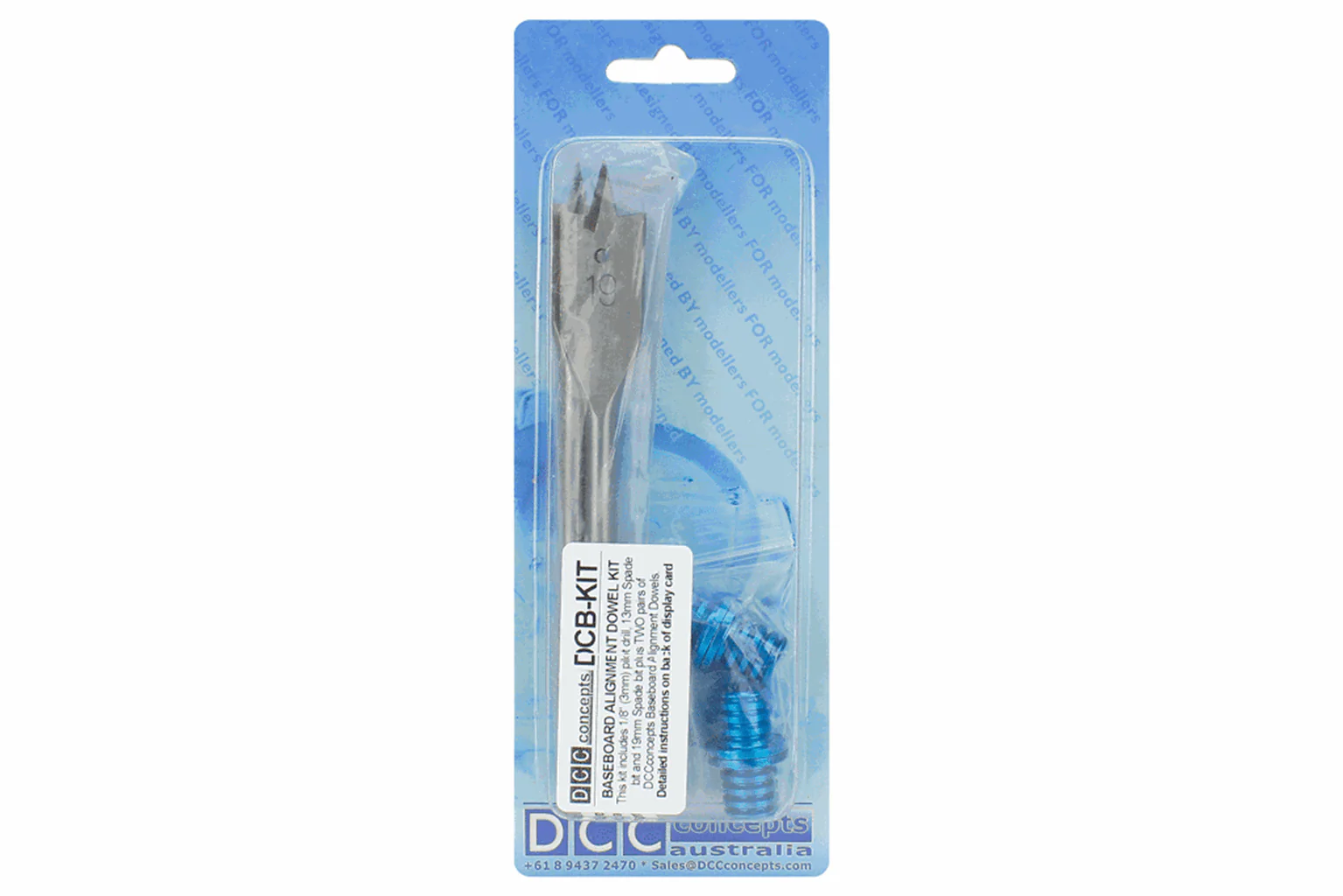 DCB-BDKIT Baseboard Dowels (2) with Spade Drill Bits - Image 3